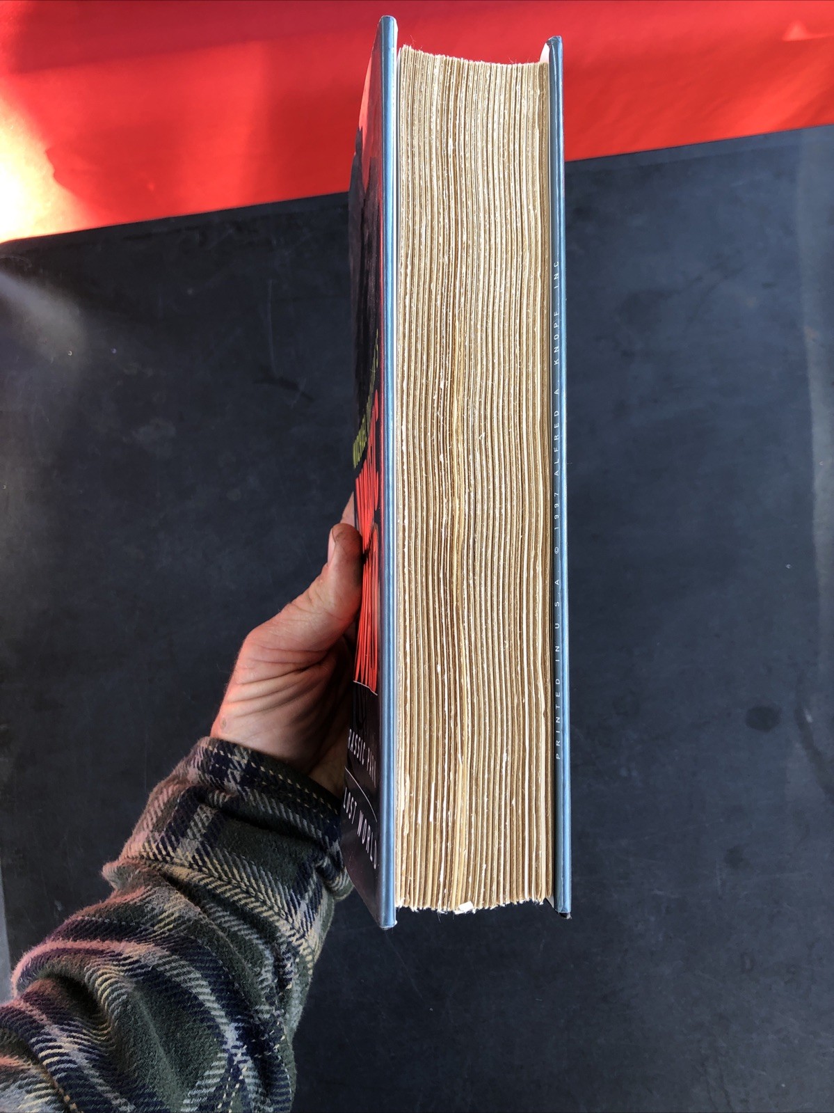 First Edition Michael Crichton’s Jurassic World 1997 Hardcover Deckled Pages