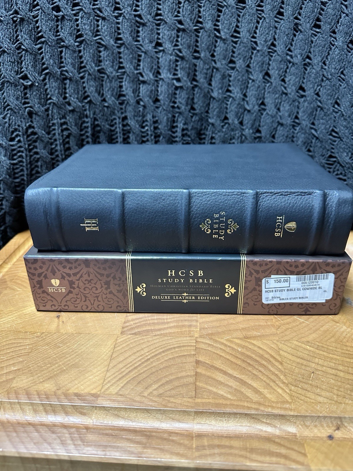 NEW: HCSB Study Bible – Deluxe Leather Edition – Premium Black Cowhide – NIB