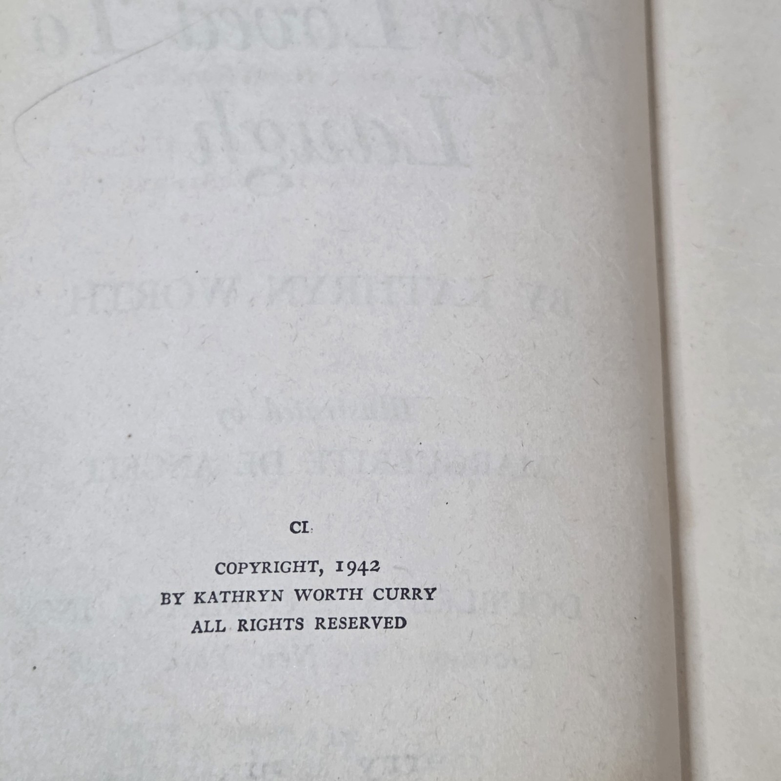 They Loved to Laugh by Kathryn Worth Curry (1942, Hardcover) Ex-Library Copy