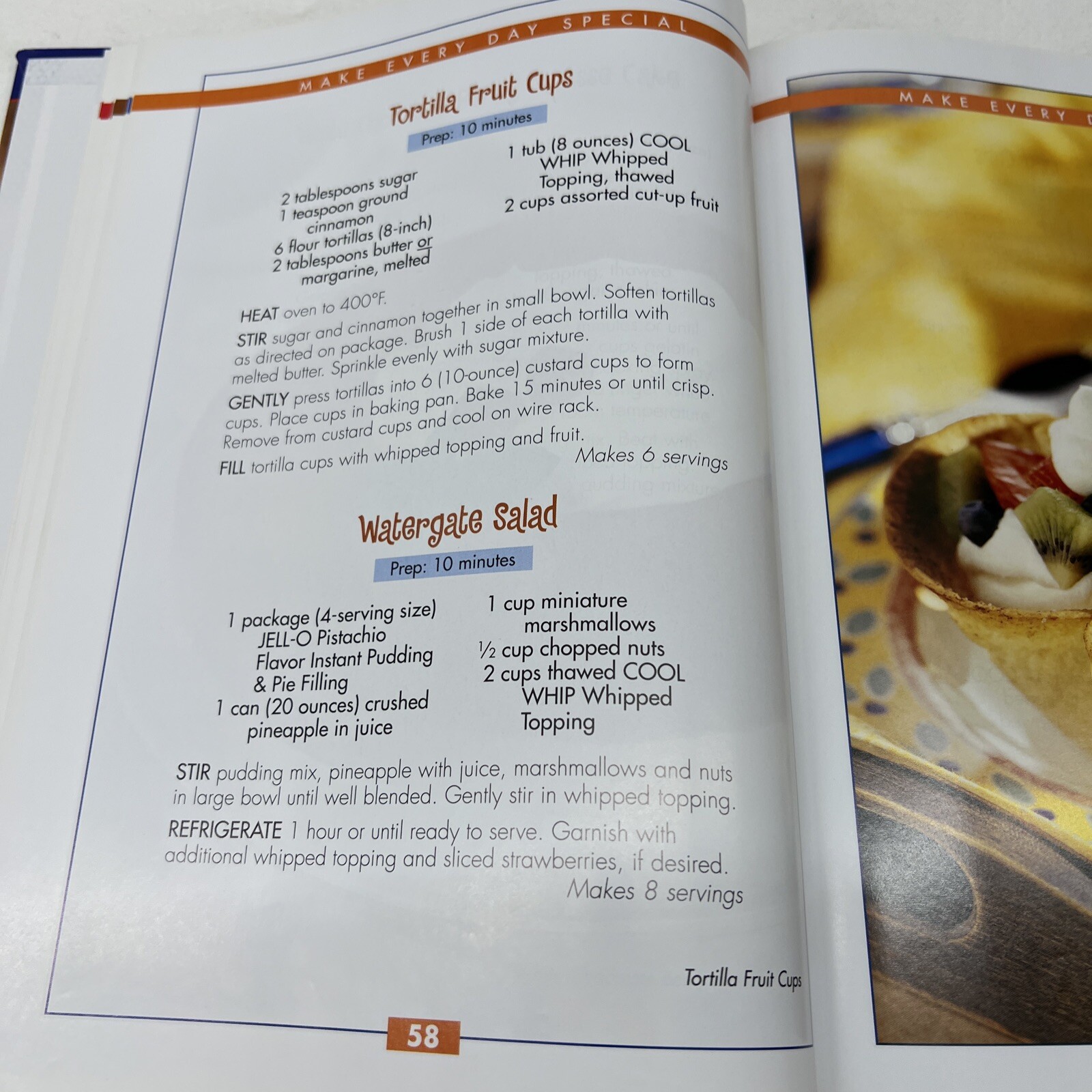 Vintage Cookbook Hardcover Celebrate With Kraft Cool Whip 67 Recipes Pictures