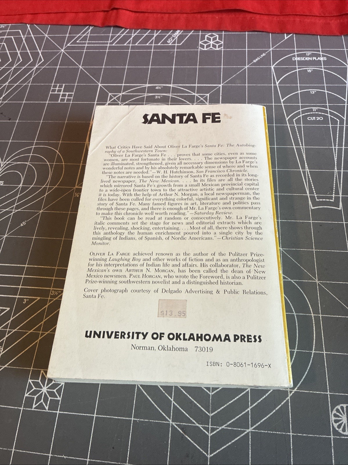 Vintage 1985 Santa Fe by Oliver La Farge Fifth Printing
