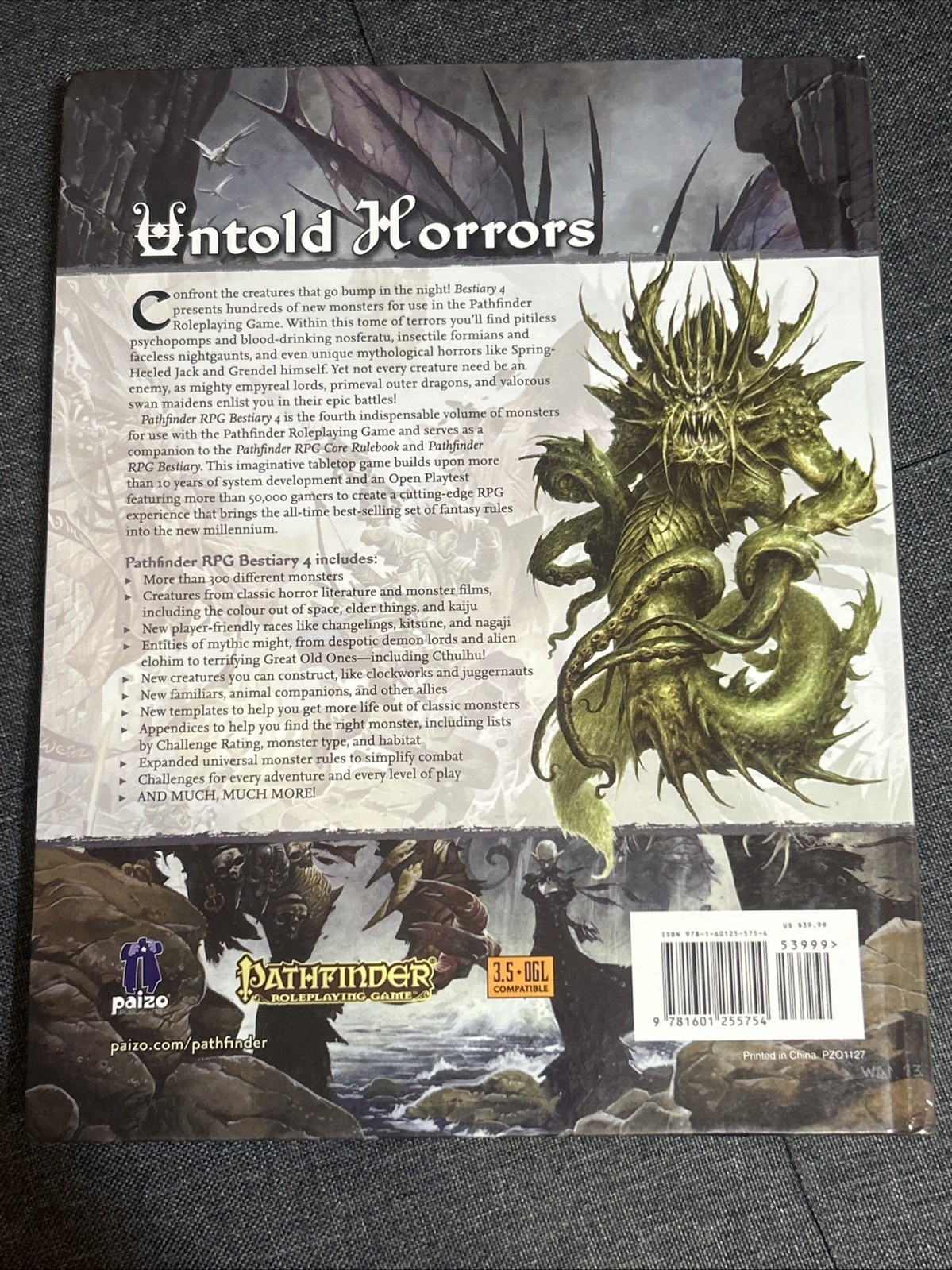 Bestiary 4 by Jason Bulmahn, Jesse Benner, Dennis Baker and Savannah Broadway…