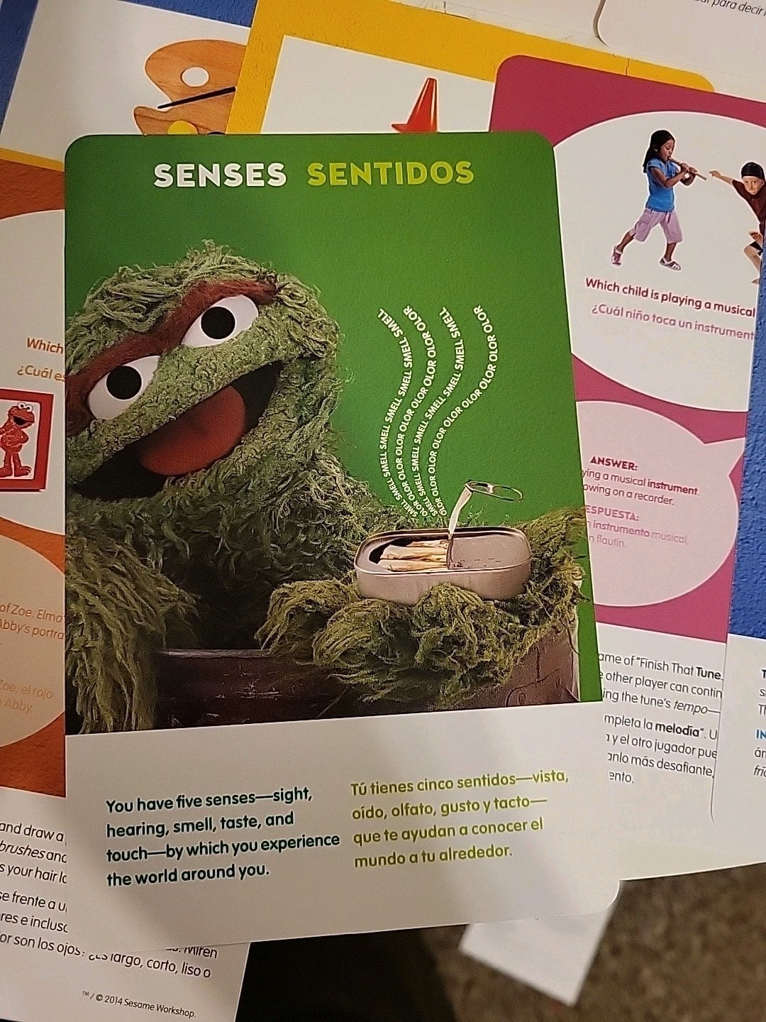 Sesame Street WORDS ARE EVERYWHERE Learning Series Bilingual Kit – Book DVD More
