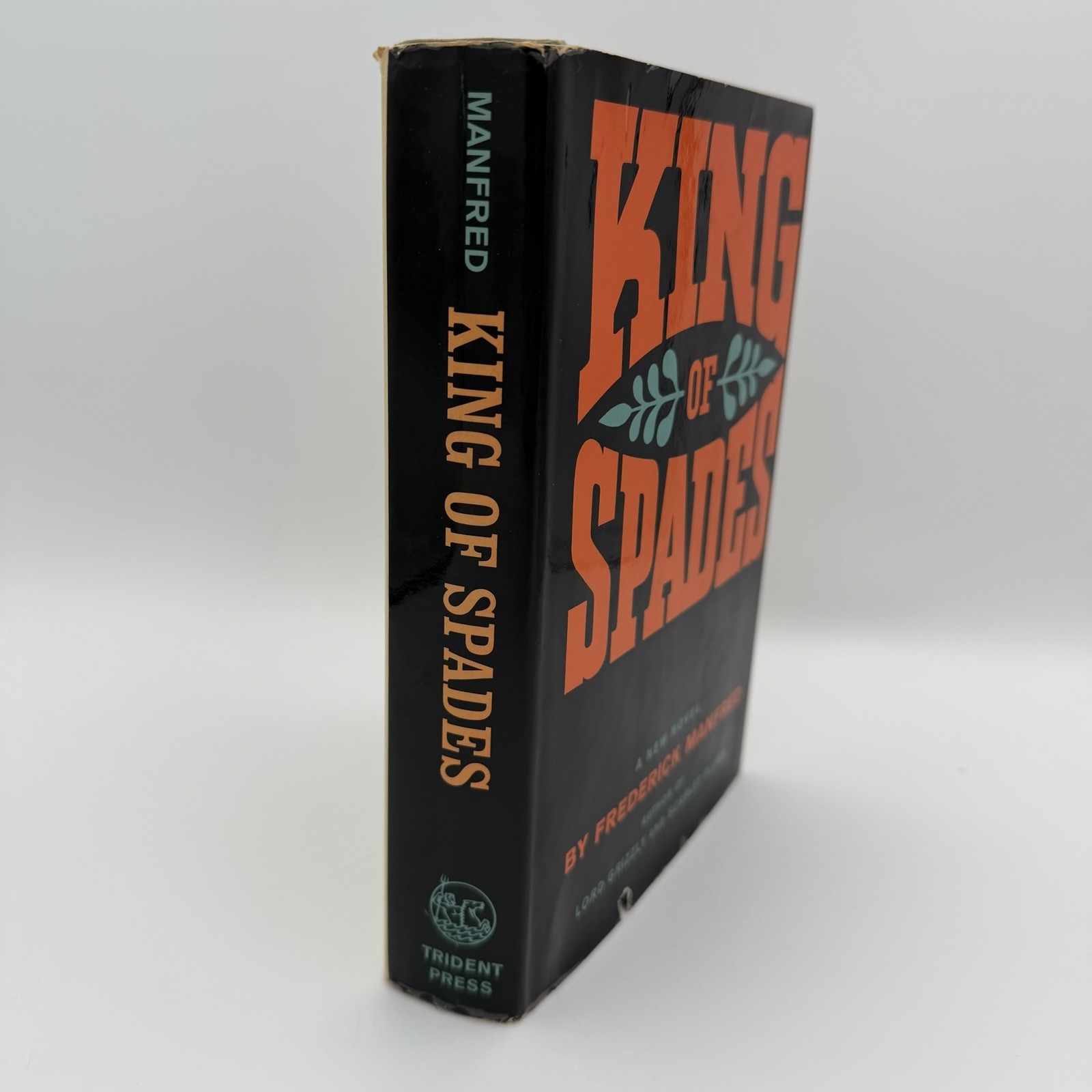 King of Spades by Frederick Manfred HCDJ 1st First Edition Trident Press 1966