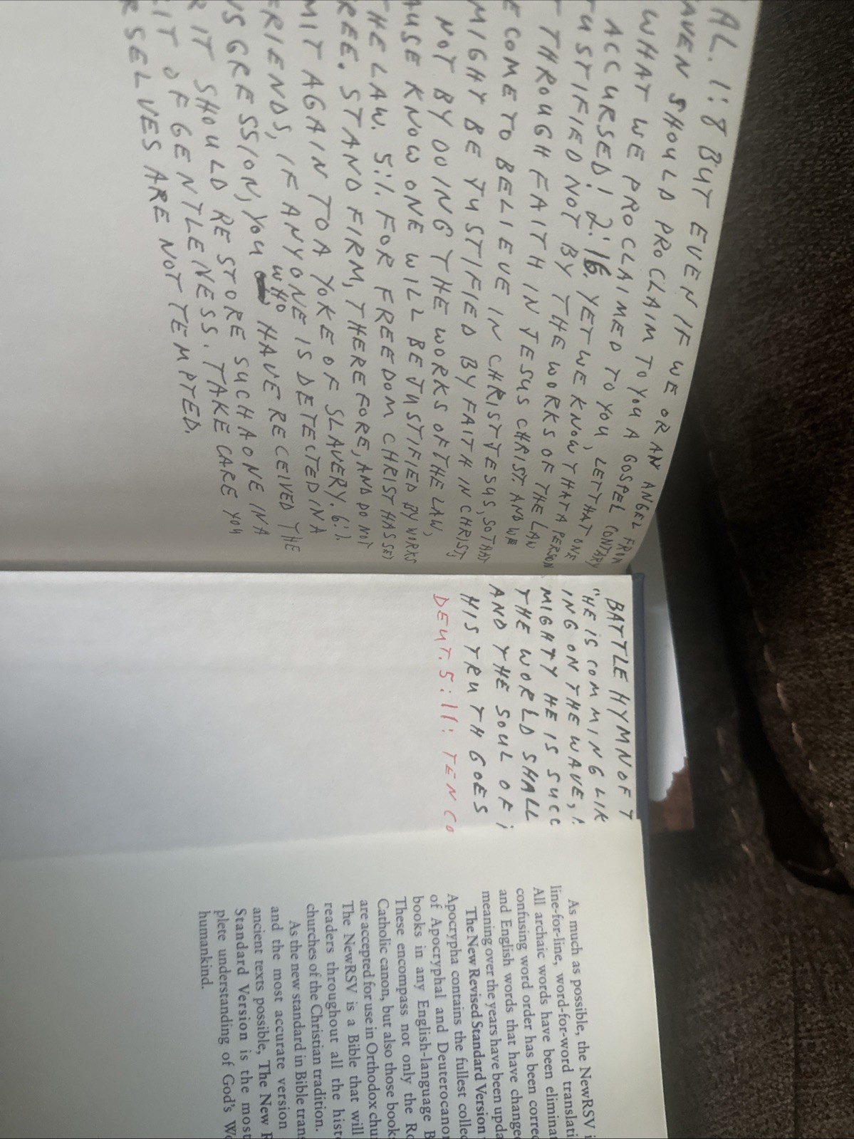 The New Revised Standard Version Bible with Apocrypha by Nrsv Bible NRSV…