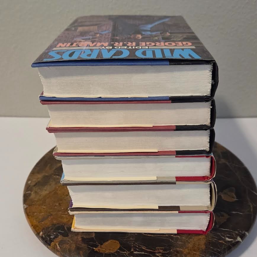 George R.R. Martin Wildcards 1-6 Hardcover HC Book Lot 1 2 3 4 5 6 Sci-Fi
