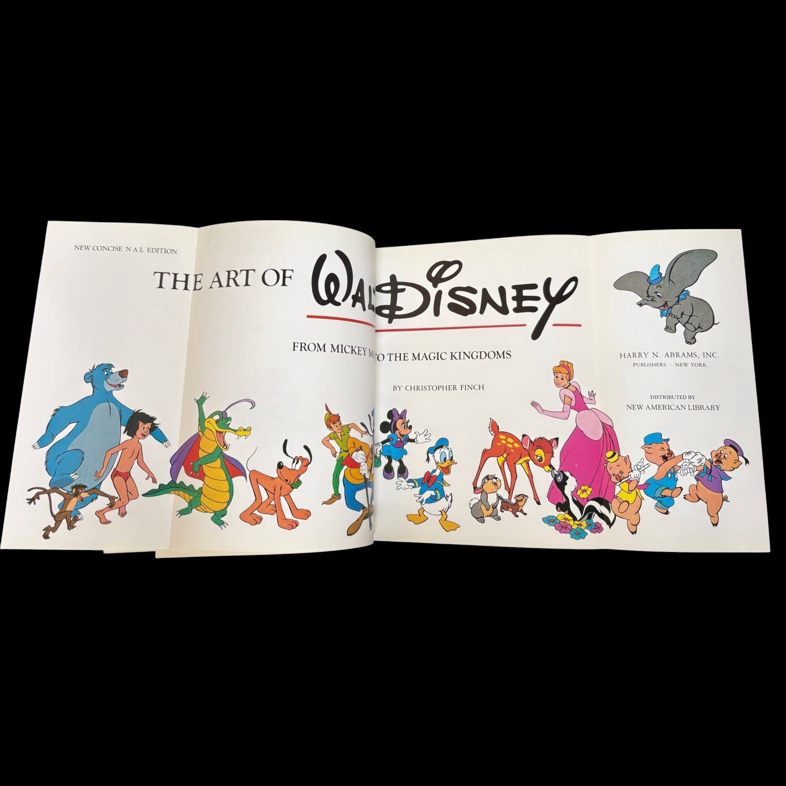 The Art of Walt Disney 1975 Hardcover Book Mickey Mouse Illustrations Disneyana