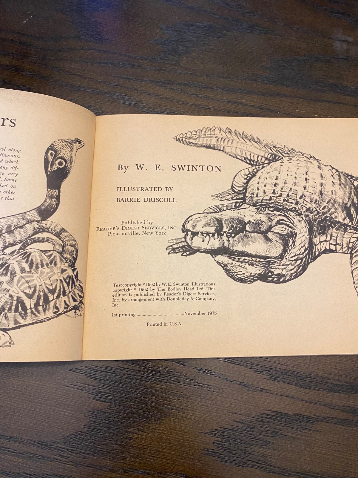 1975 Digging for Dinosaurs PB First Edition