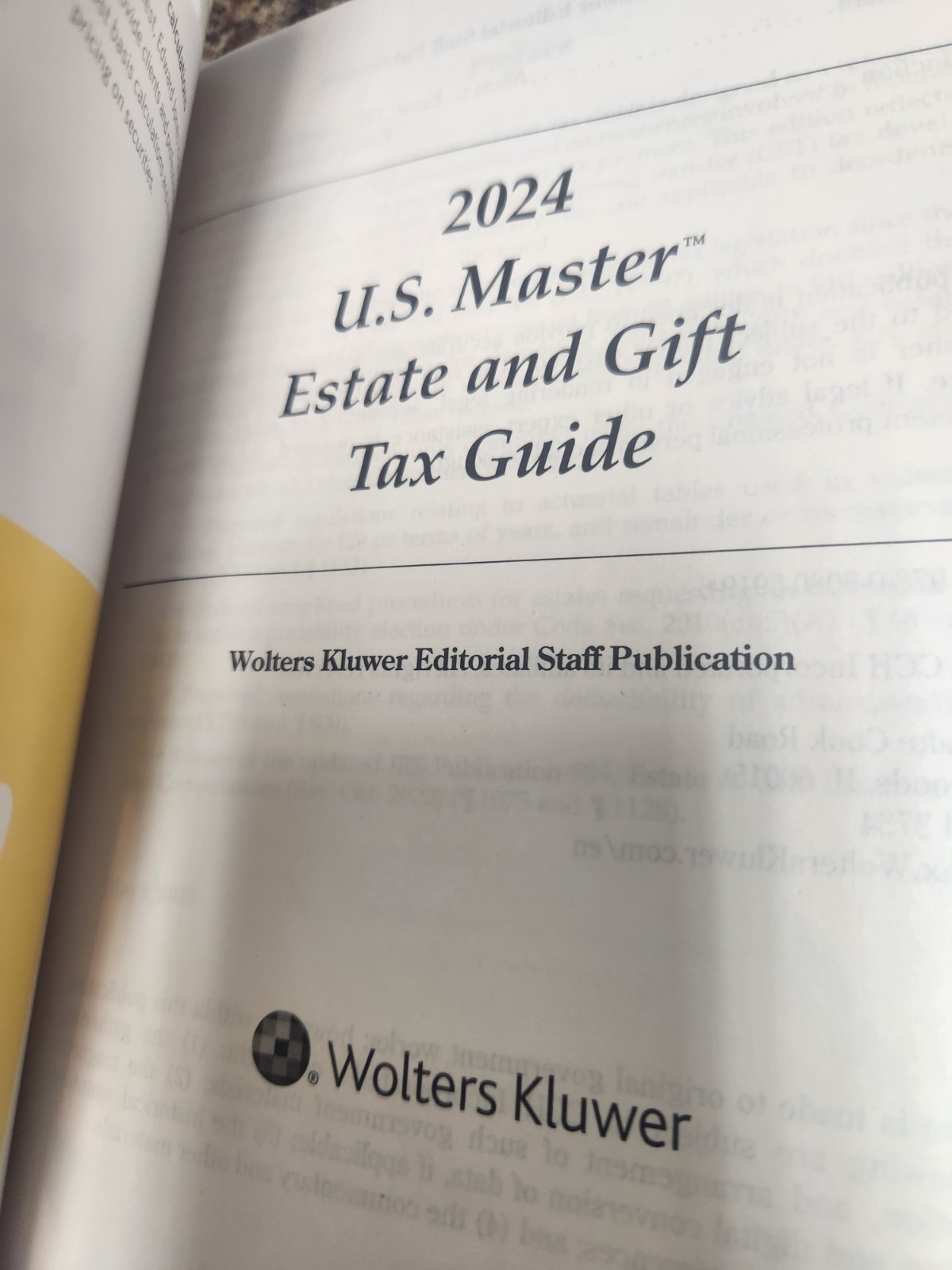 2024 US Master Estate and Gift Tax Guide – Wolters Kluwer CCH