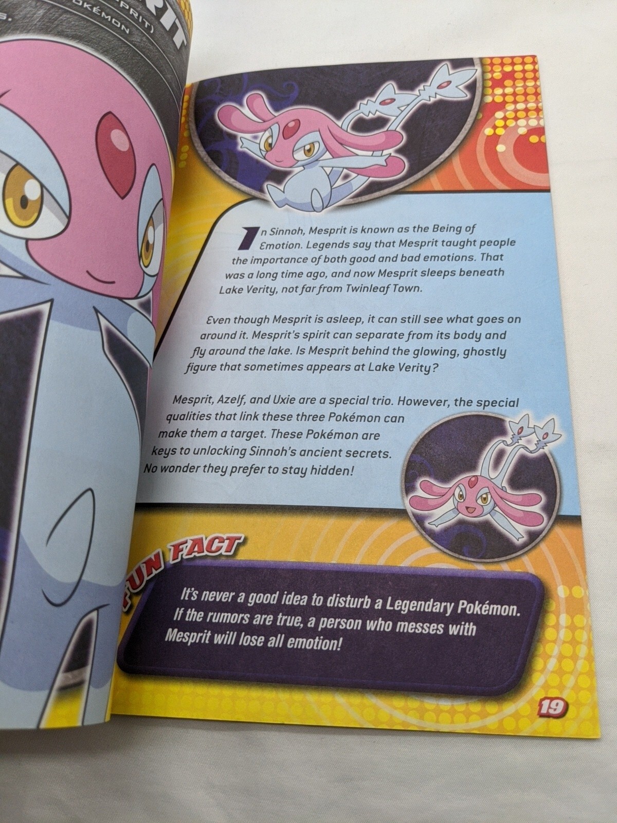 Legendary Pokémon The Essential Guide Sinnoh Edition Scholastic Book