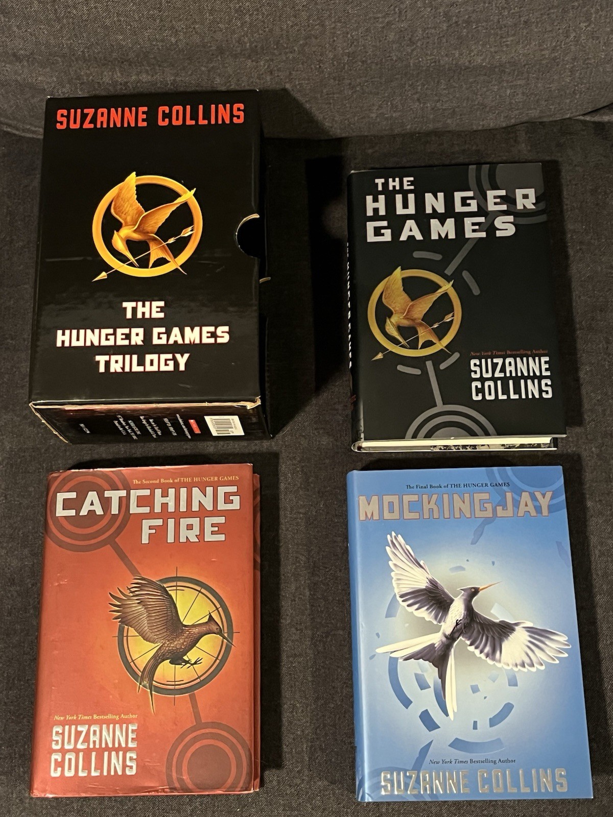 The Hunger Games Trilogy Boxed Set – Hardcover By Suzzanne Collin’s EUC