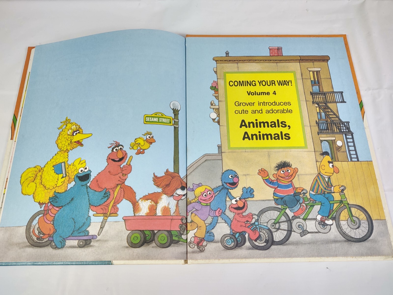 Vtg 89 On My Way With Sesame Street Volume 3 Getting Ready For School Book CTW