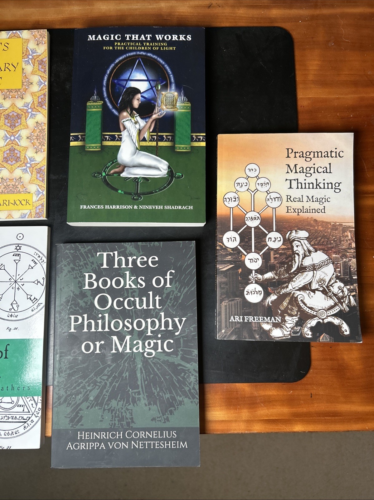 Lot Of Occult Books – Mathers Key Of Solomon, Planetary Magic, Agrippa