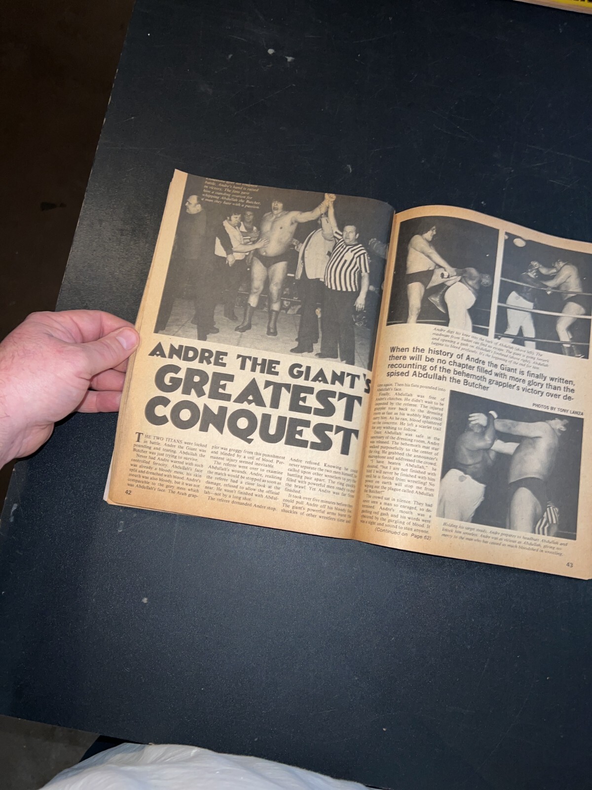 Best of The Wrestler Magazine Winter 1981 Dusty Rhodes Cover NWA WWF Mid South