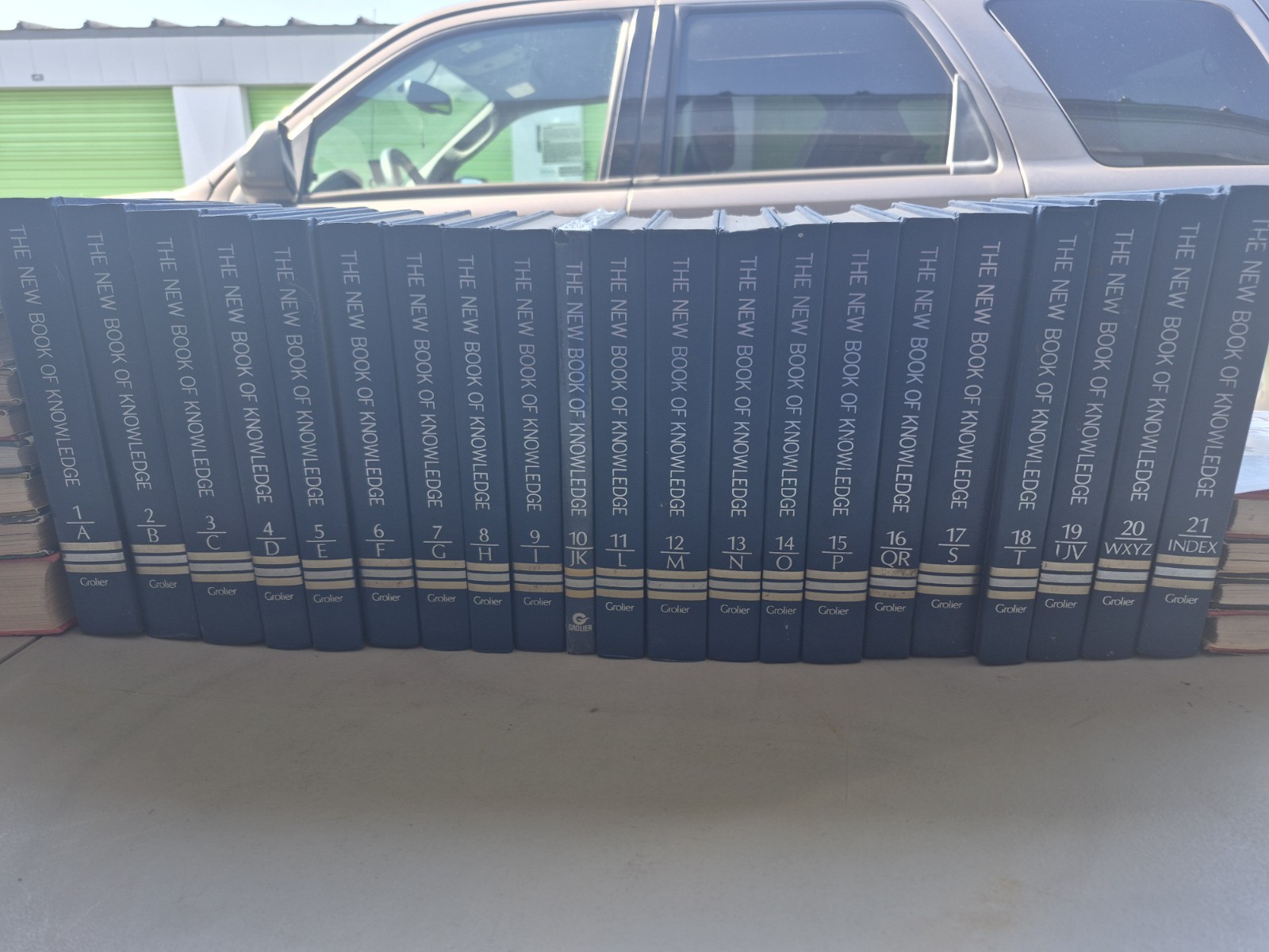 📖The New Book Of Knowledge: Complete Set Of 21 Encyclopedia, A-Z, Index Grolier