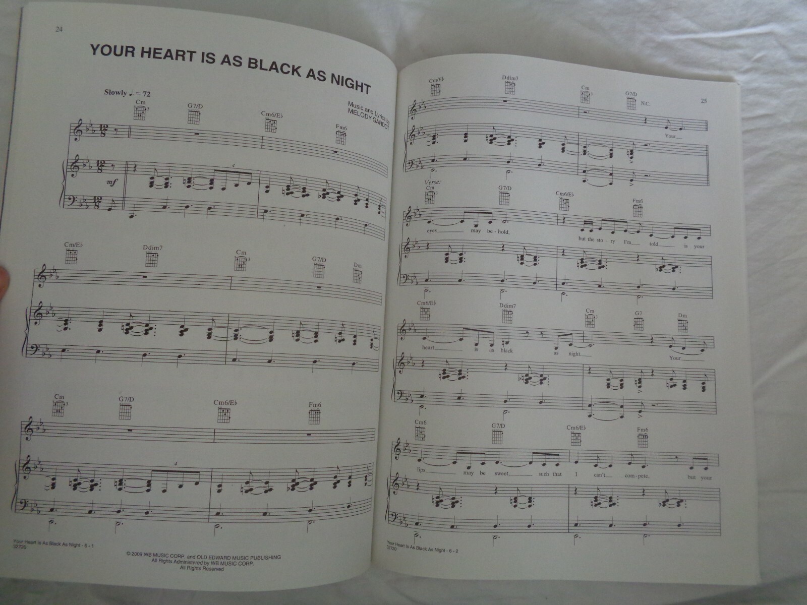 Melody Gardot My One and Only Thrill Sheet Music Piano Vocal Guitar Songs Verve
