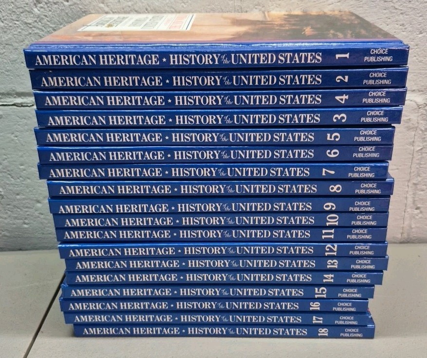 American Heritage Illustrated History of the United States Vol. 1-18 entire set