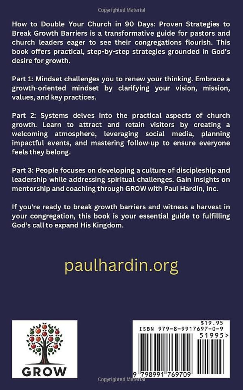How to Double Your Church in 90 Days: Proven Strategies to Break Church Growth B