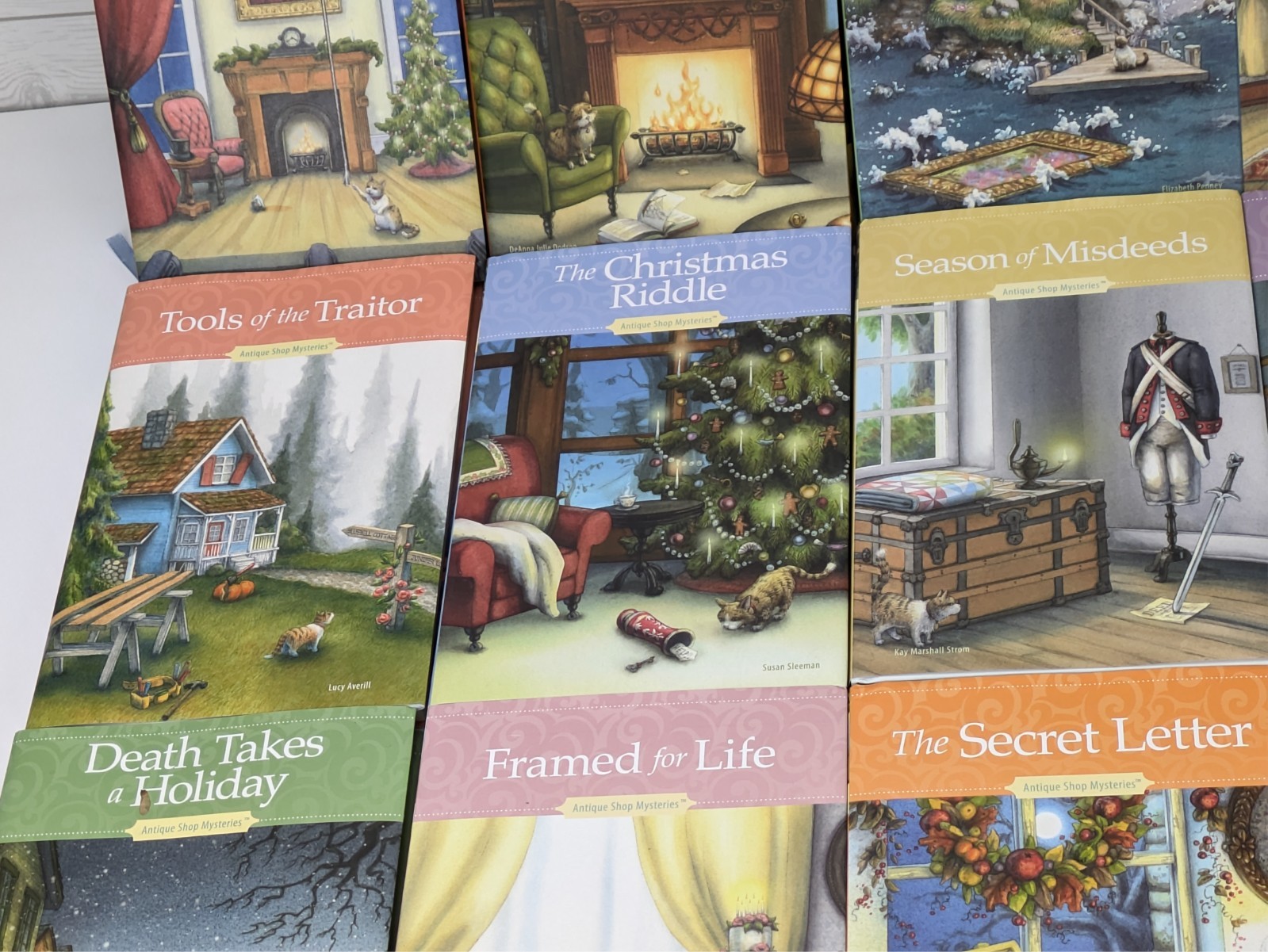 Antique Shop Mysteries Hardcover Lot of 22 Book Set w/Dustcovers GREAT SHAPE!