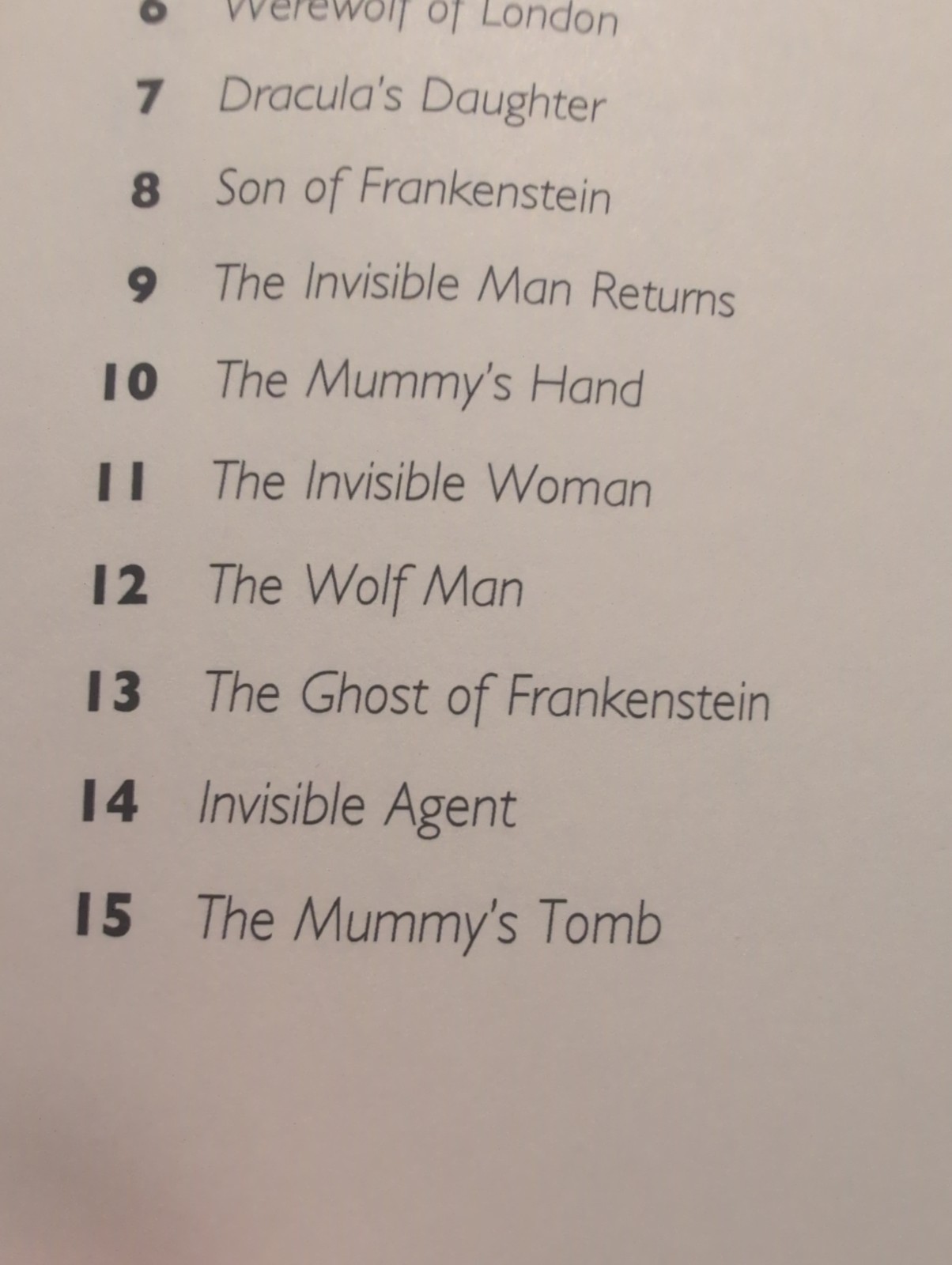 Monster movies By Universal Studios