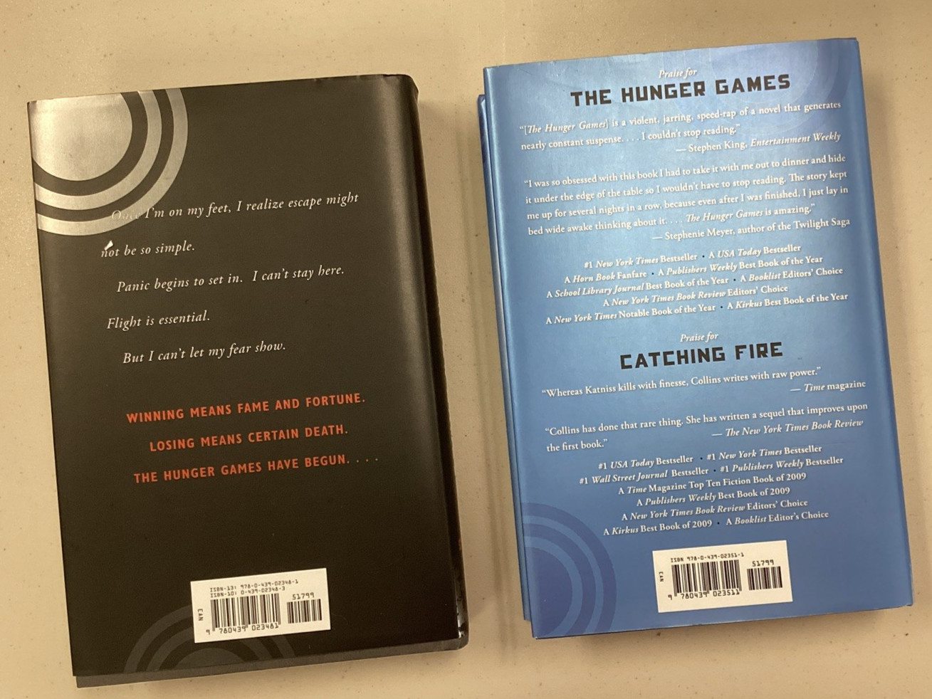 The Hunger Games & Mockingjay – both 1st Ed. & 1st Printing—Suzanne Collins