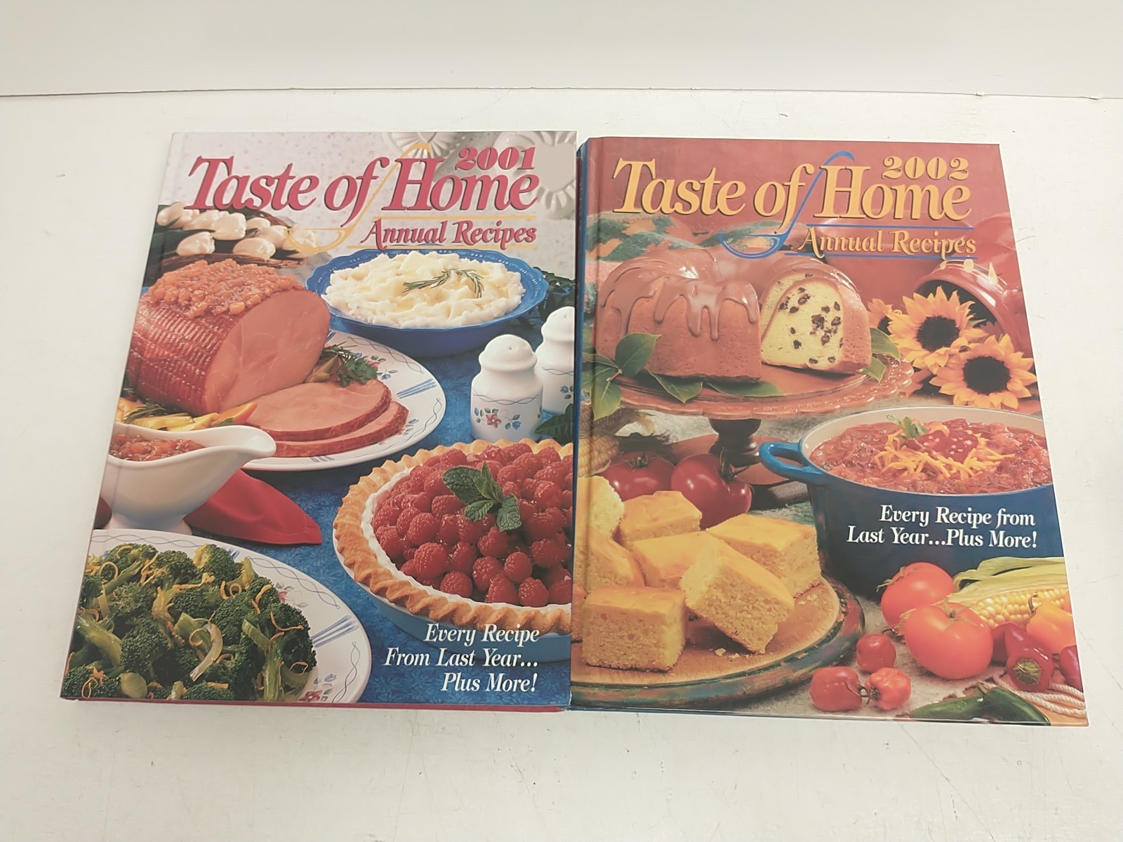 Taste of Home Annual Recipes Cookbook Hardcover Lot of 20 Years 1994-2015