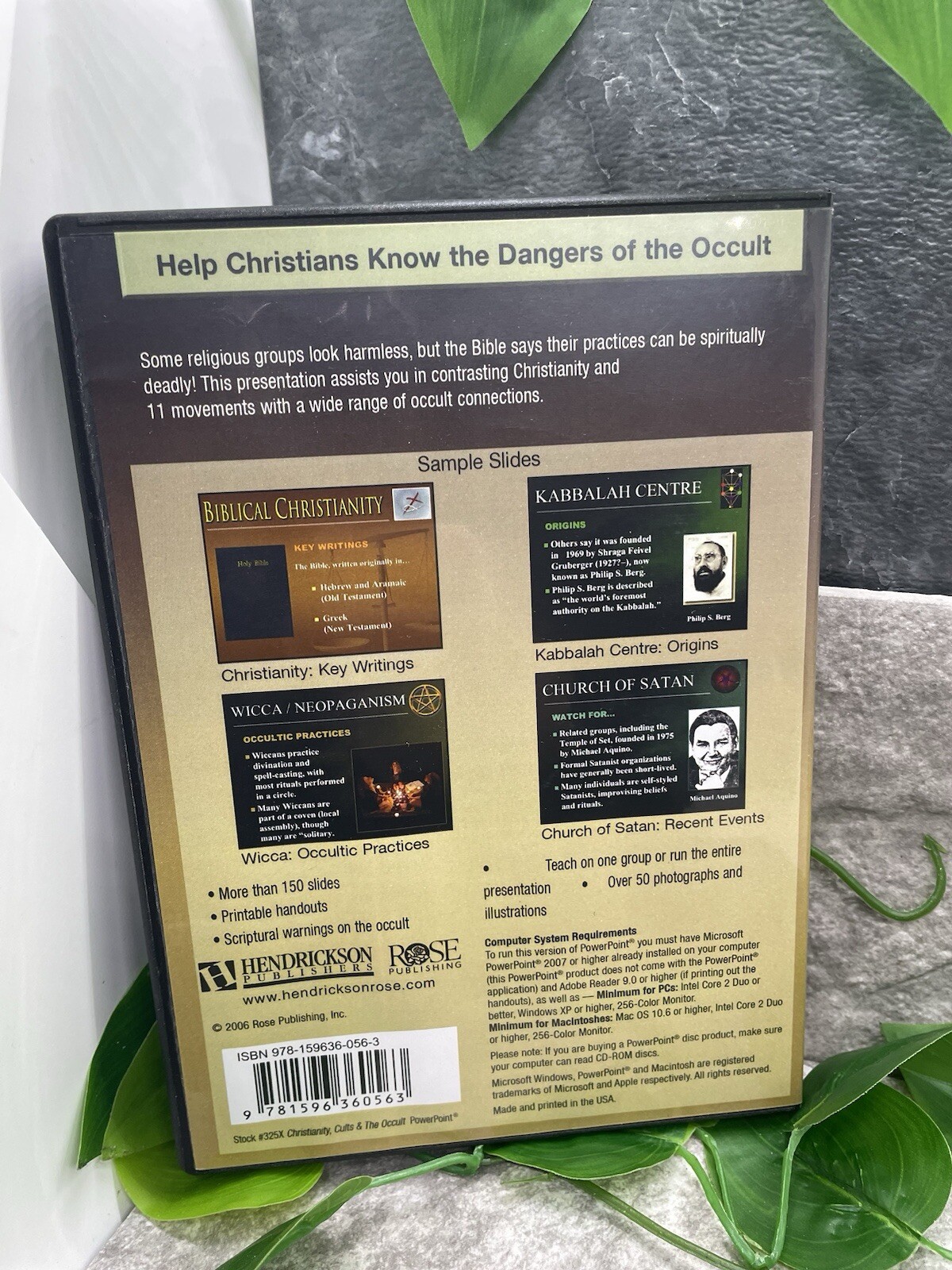 Powerpoint Christianity, Cults & the Occult by Rose Publishing 2013, CD-ROM New