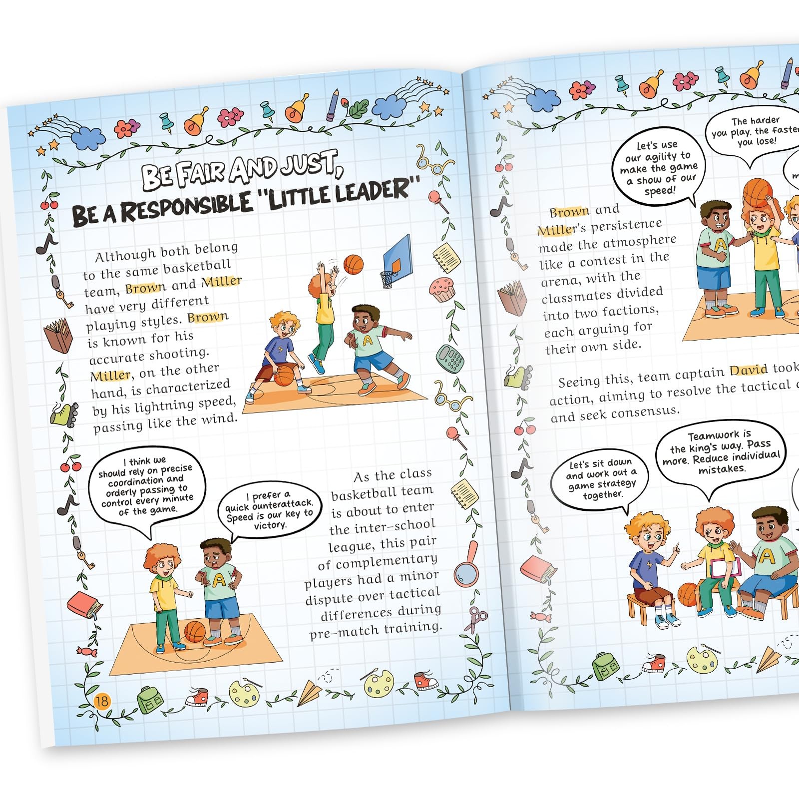 Comic Children s Leadership Cultivates and stimulates children s communication