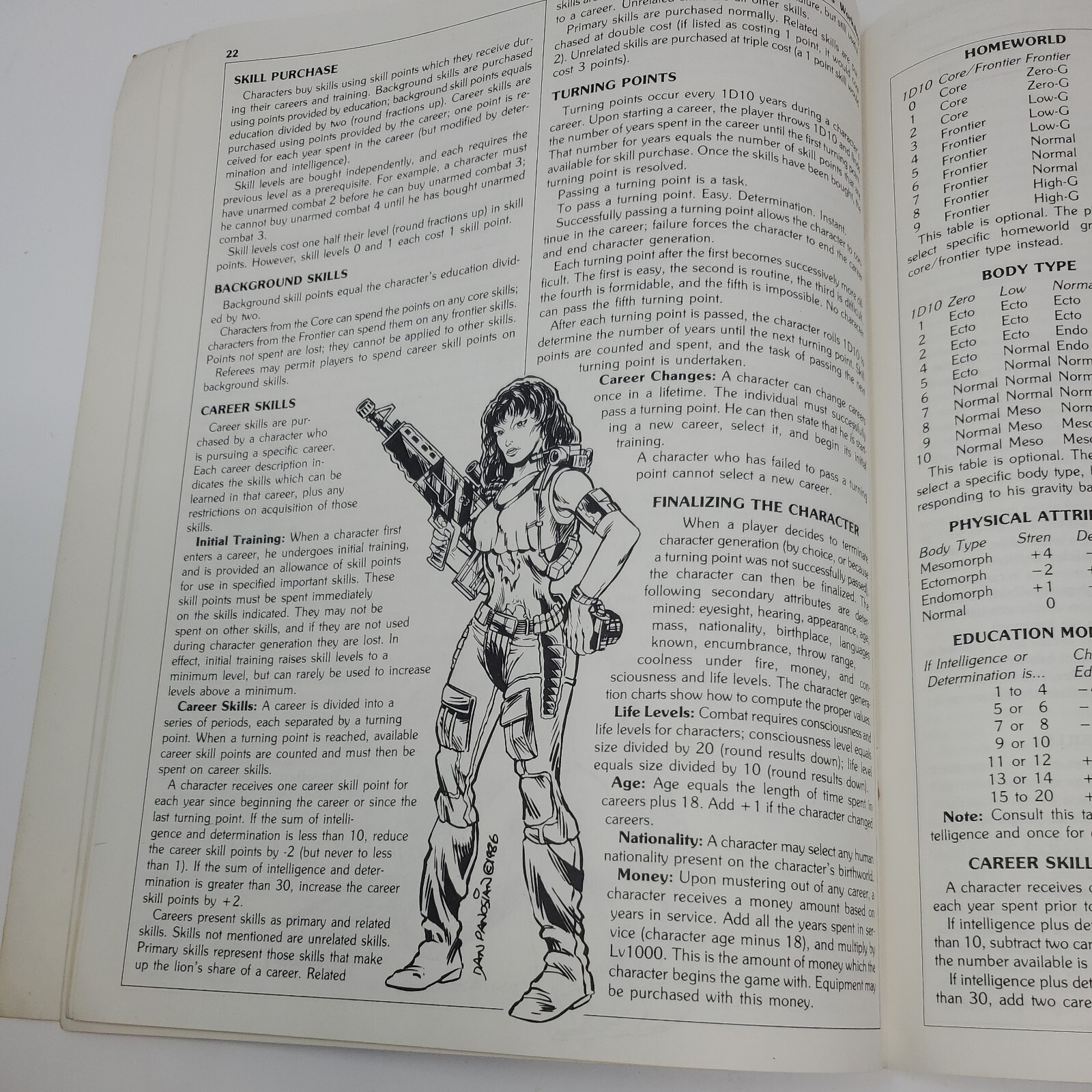 Traveler 2300 Player’s and Referee Manuals Game Designers Workshop 1987 Vintage