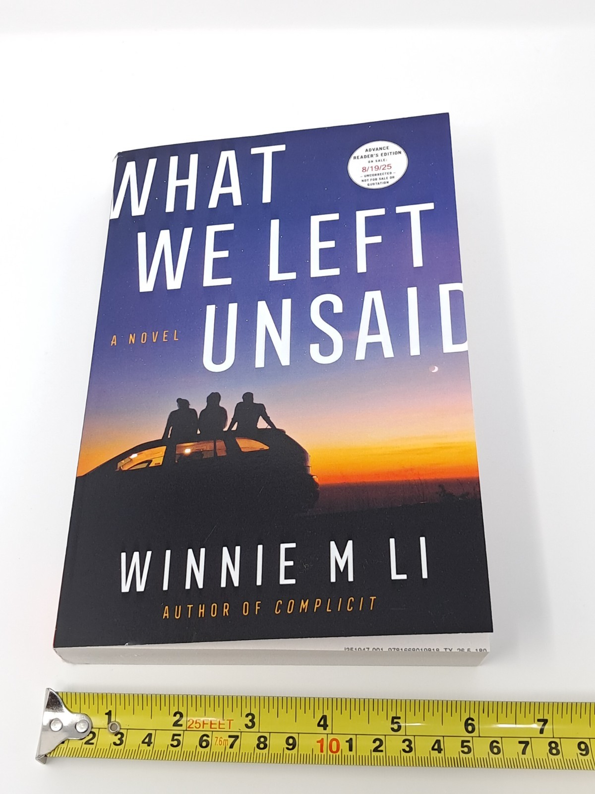 *ARC* What We Left Unsaid by Winnie M Li (2025, Softcover) emily bestler atria