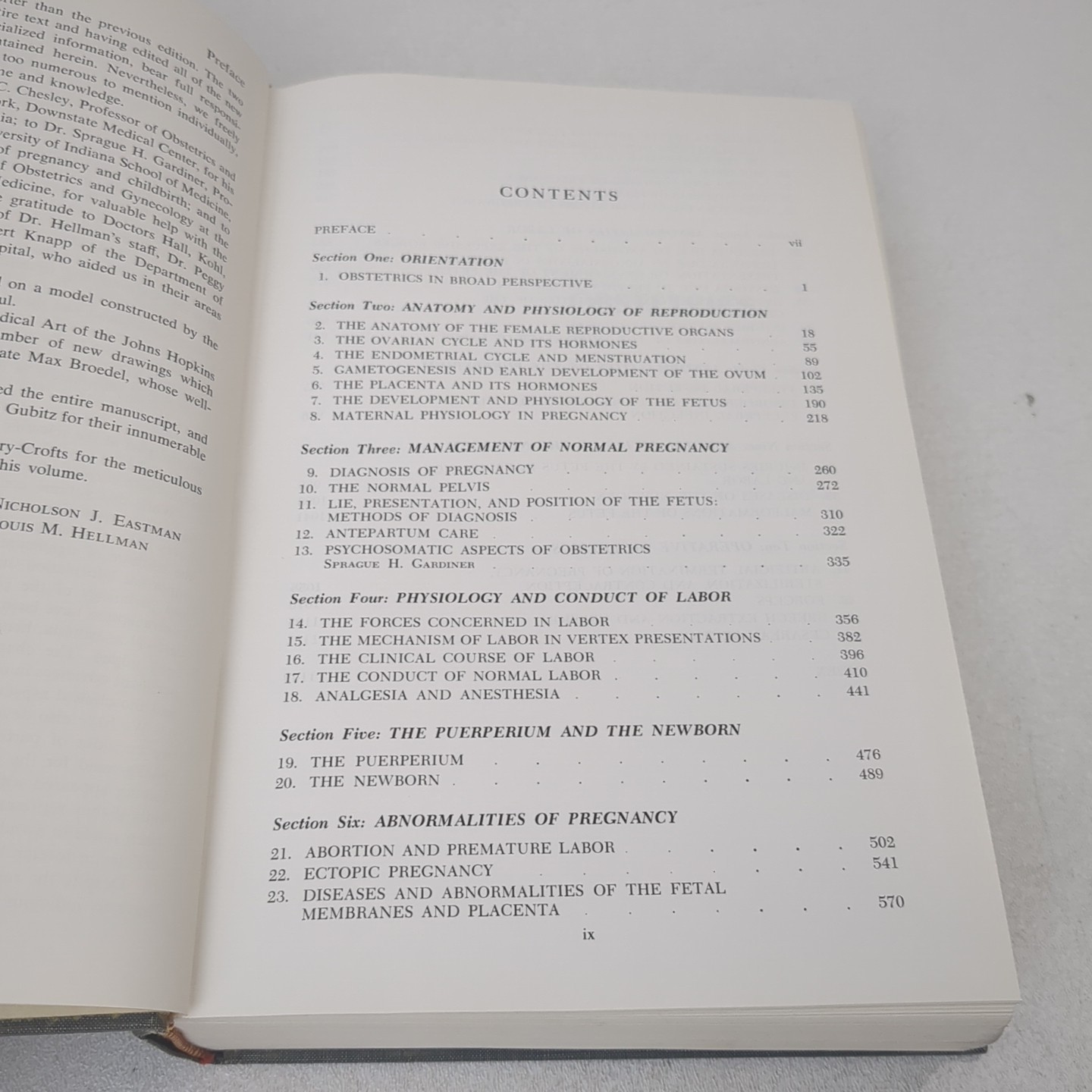 Williams Obstetrics Thirteenth 13th Edition Nicholson Eastman Louis Hellman 1966