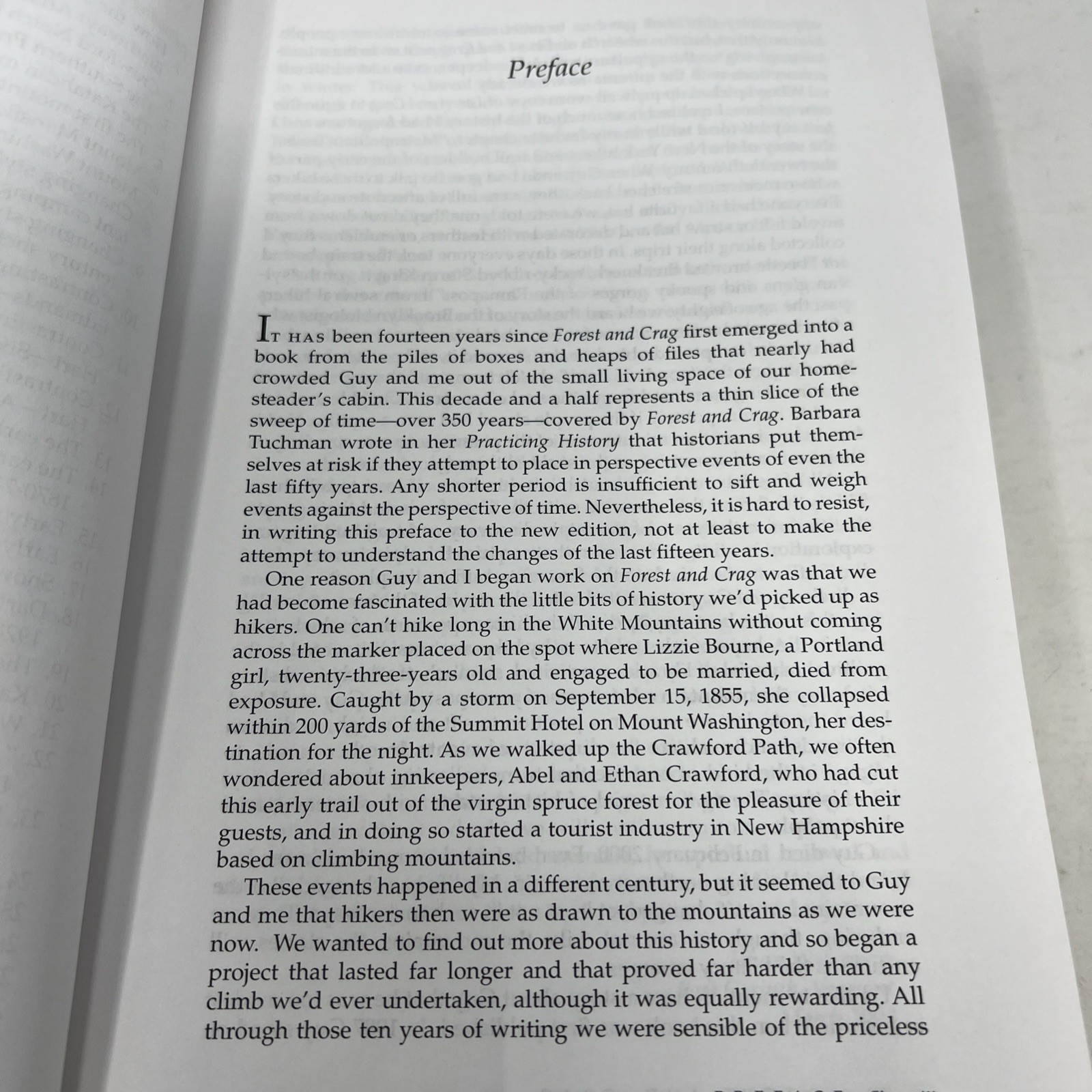 Signed FOREST AND CRAG, A HISTORY OF HIKING, TRAIL BLAZING Laura, Guy Waterman