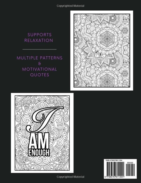 The Therapeutic Coloring Book For Adults: 105 pages of Relaxation & Calmness| C3