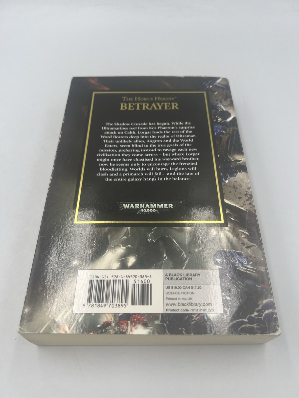 Betrayer by Aaron Dembski-Bowden (2013, Trade Paperback)