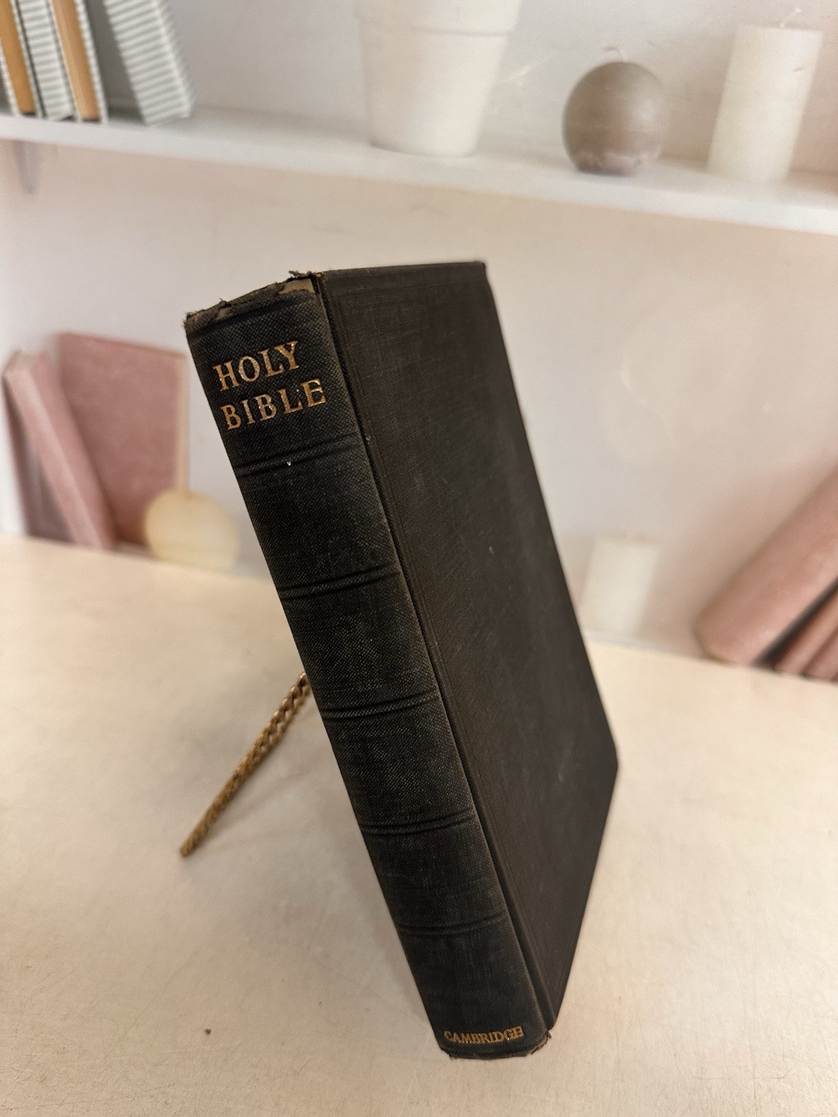 Holy Bible Cambridge Hardcover Vintage