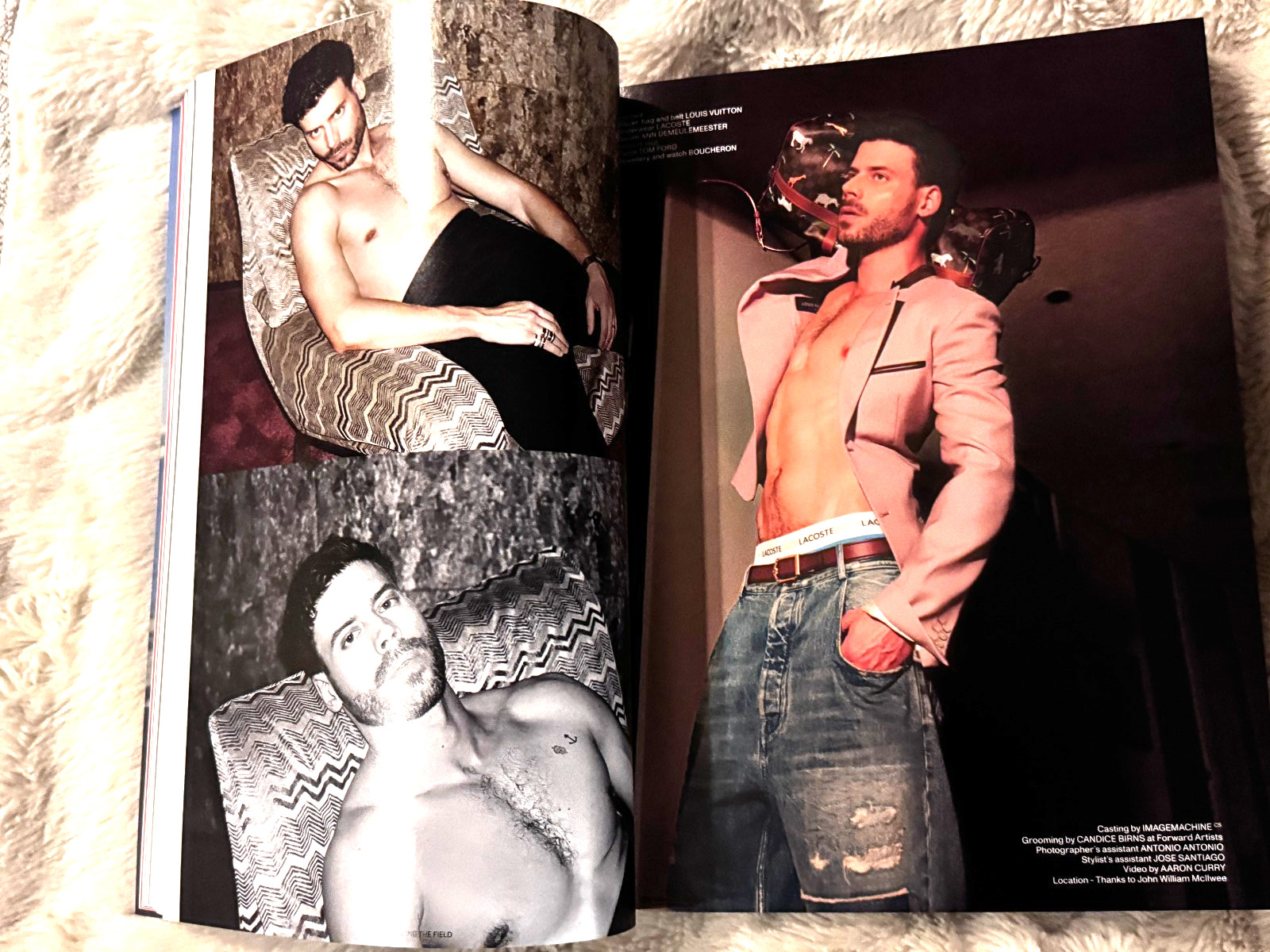“Behind the Blinds” Magazine Heated Rivalry NEW Connor Storrie Francois Arnaud