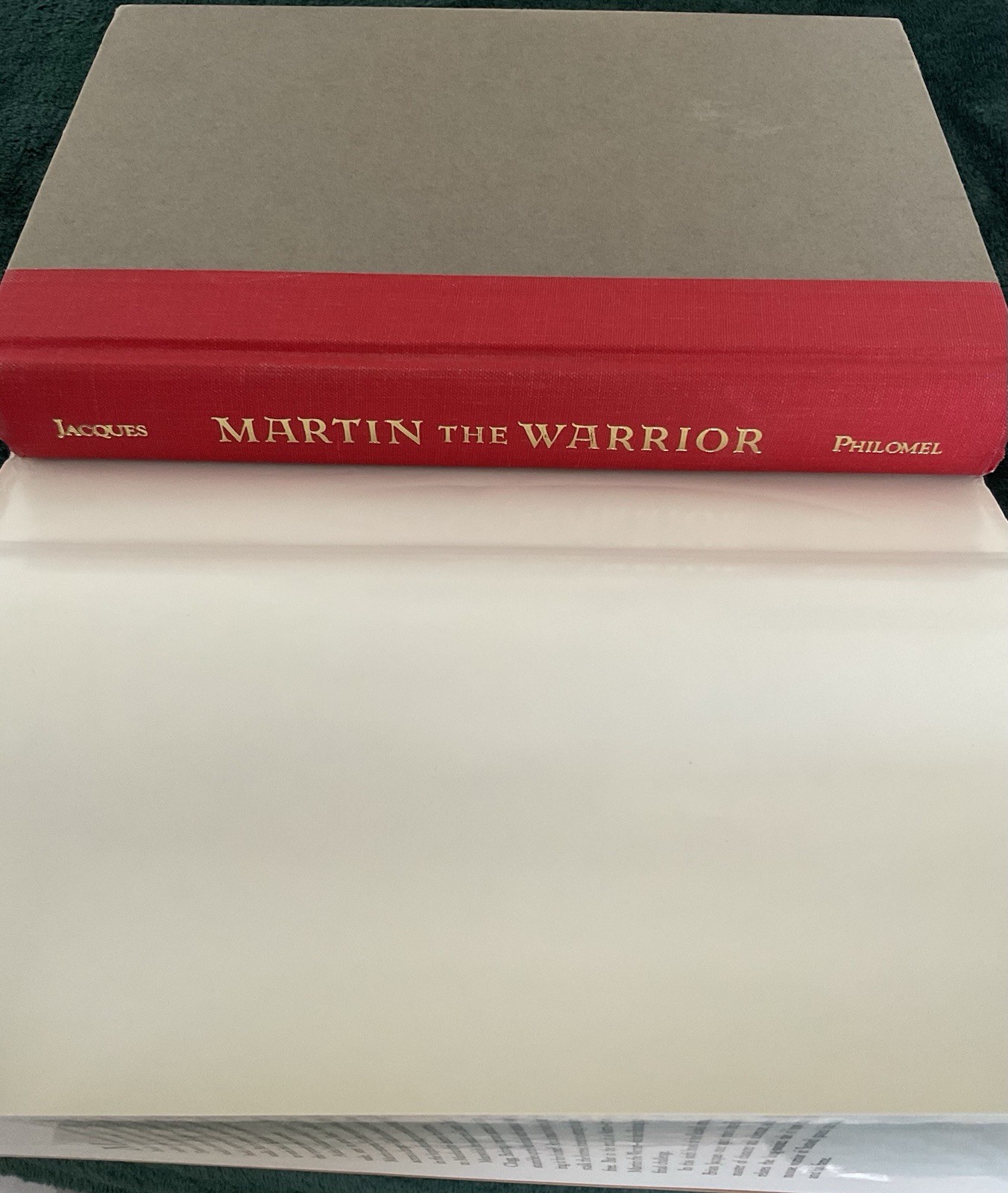 Martin the Warrior – Brian Jacques (1993, 1st Amer. Ed/1st Print) *REDWALL*