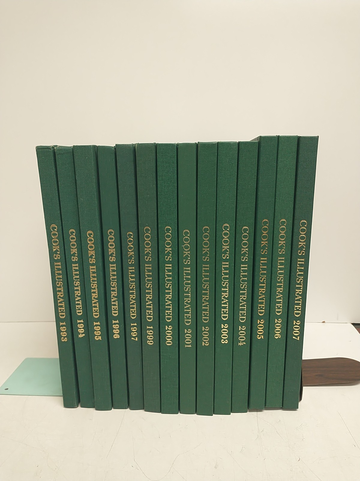 Cook’s Illustrated Annual Cookbook Lot 14 Green Hardcover 1993-1997, 1999-2007