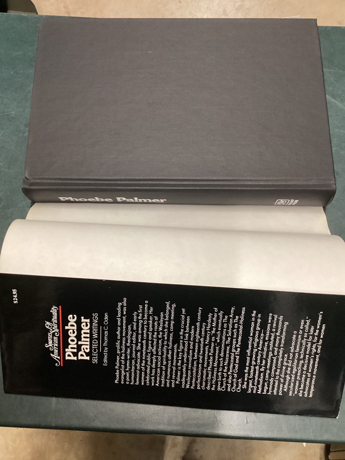 Phoebe Palmer : Selected Writings by Thomas C. Oden HC DJ Paulist Press