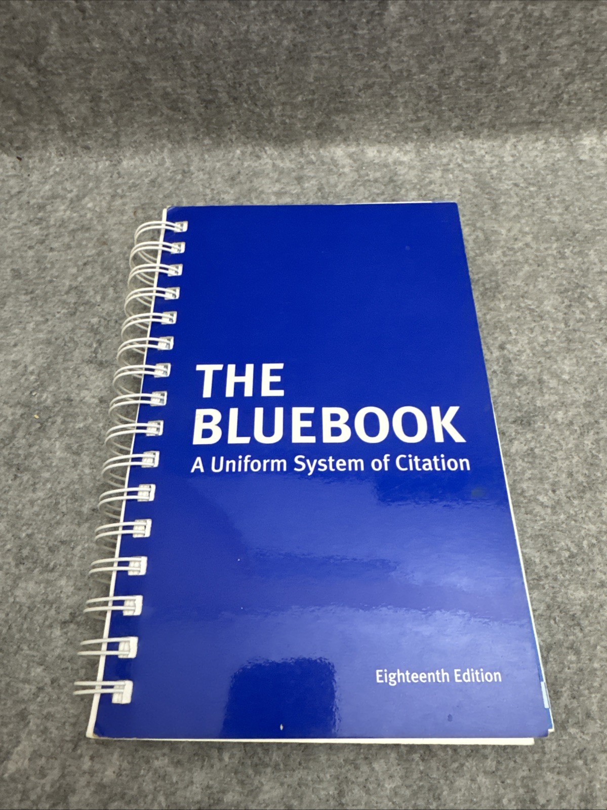 The Bluebook: A Uniform System of Citation, 18th Edition