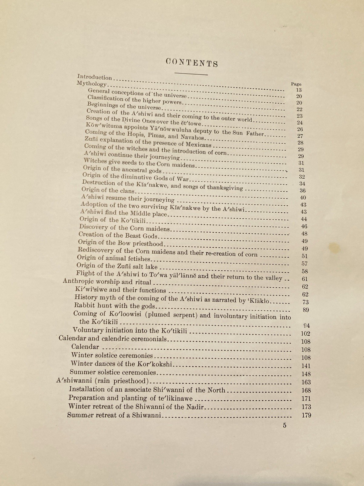 The Zuni Indians Ethnology Report 1901-1902 1970 Bureau of American Ethnology