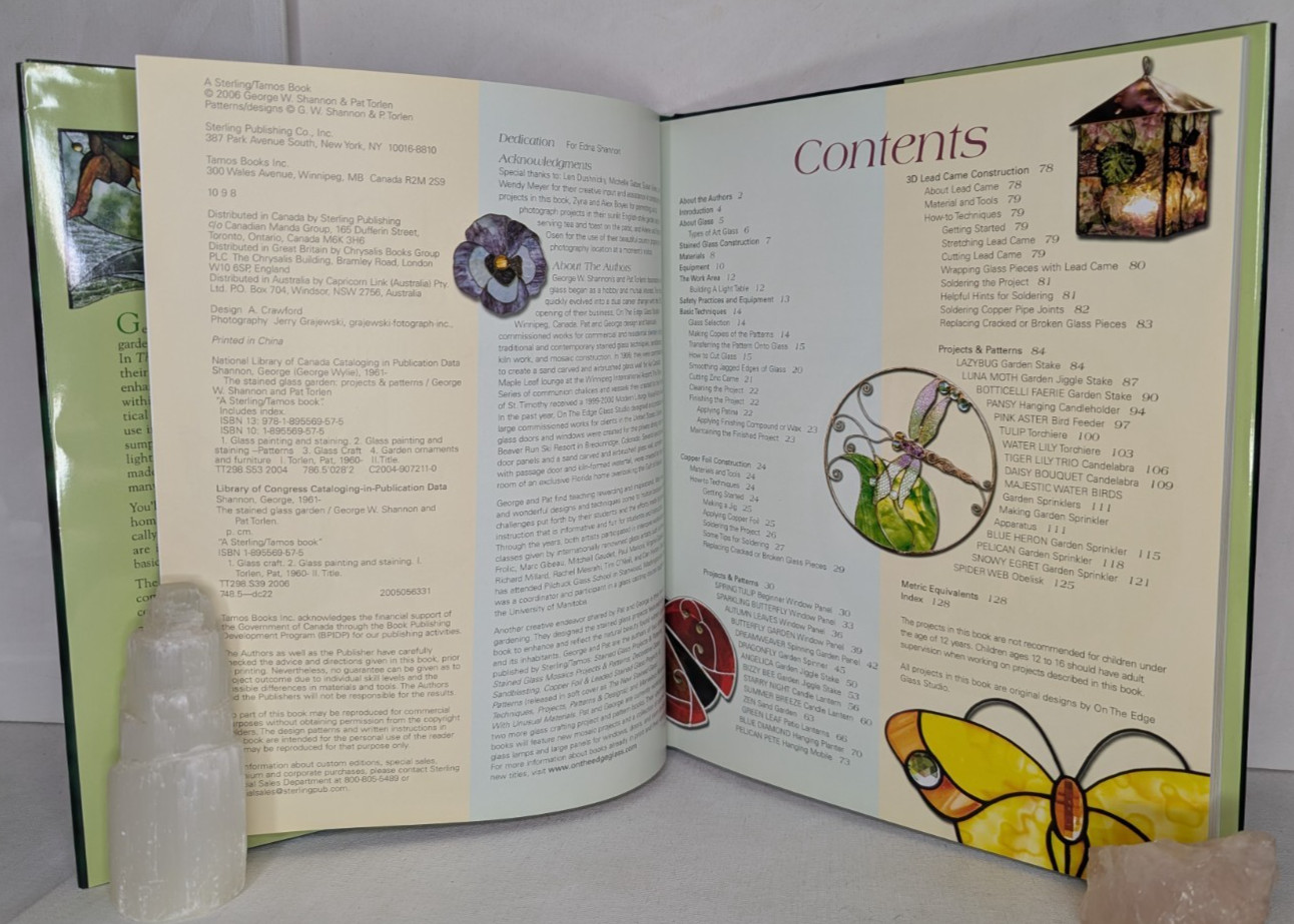 Stained Glass Garden: Projects and Patterns by Pat Torlen and George Shannon VG