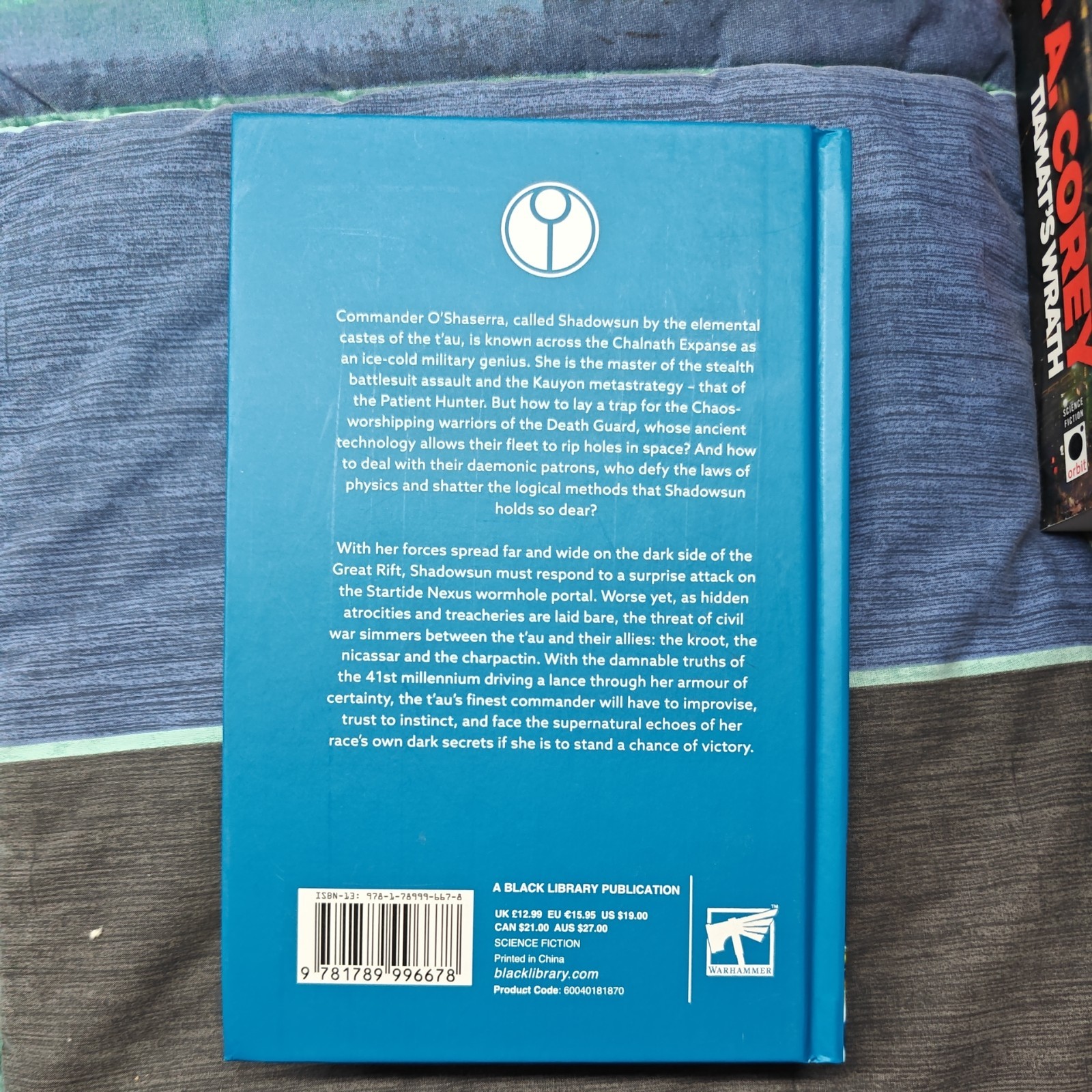 Shadowsun: The Patient Hunter, Warhammer 40K, Black Library, Hardcover.