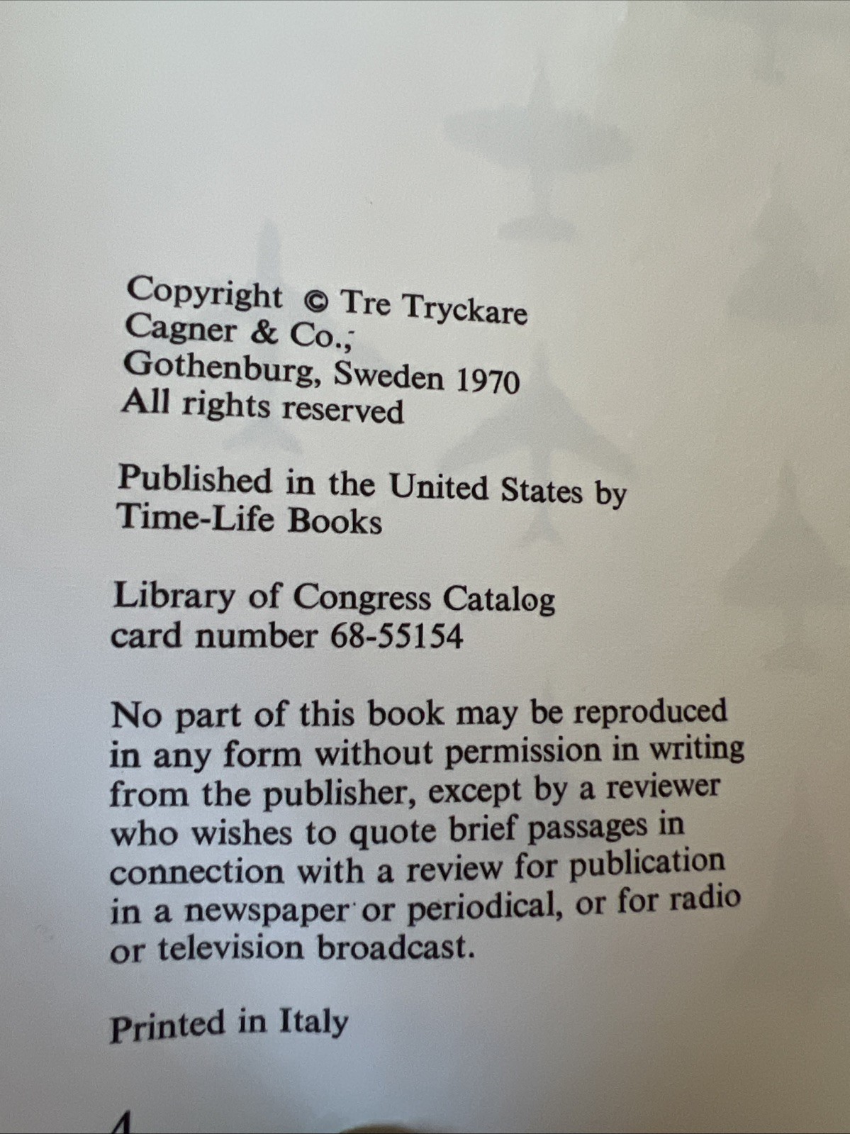 The Lore Of Flight by Tre Tryckare 1970, Hardcover