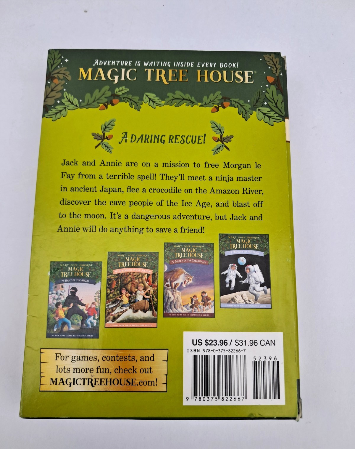 Magic Tree House Books 5–8 Box Set Mary Pope Osborne – Paperbacks – Very Good