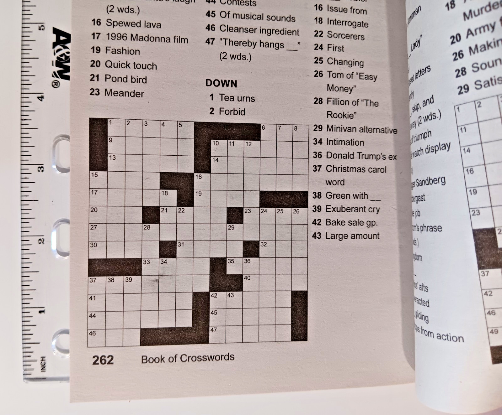 Lot of 6 Crossword Puzzle Books Kappa Dreamtivity Bendon Parragon Small-LG Print