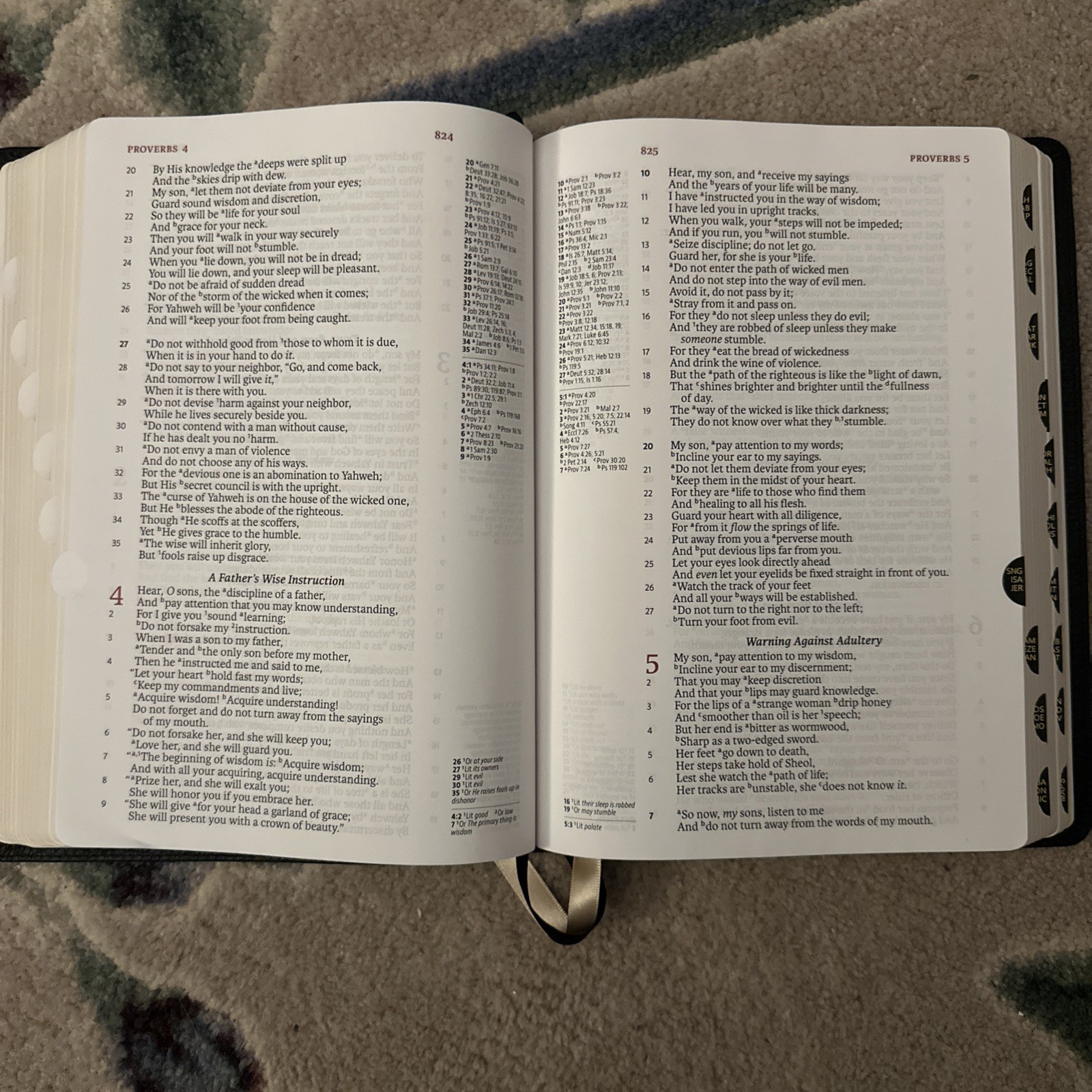Legacy Standard Bible Inside Column Reference Indexed (LSB), Black Cowhide