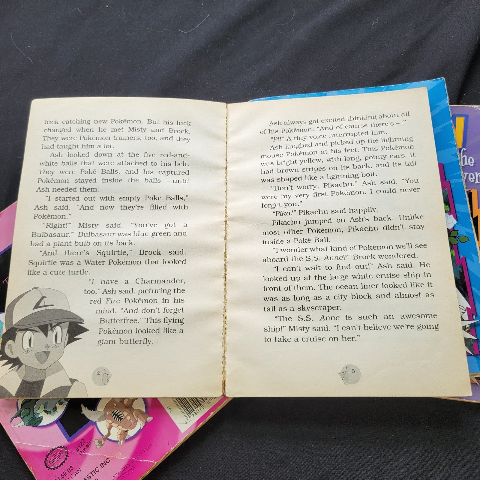 Scholastic Tracey West Pokémon Paperback Lot of 4 (Ages 4-8) Chapter Books