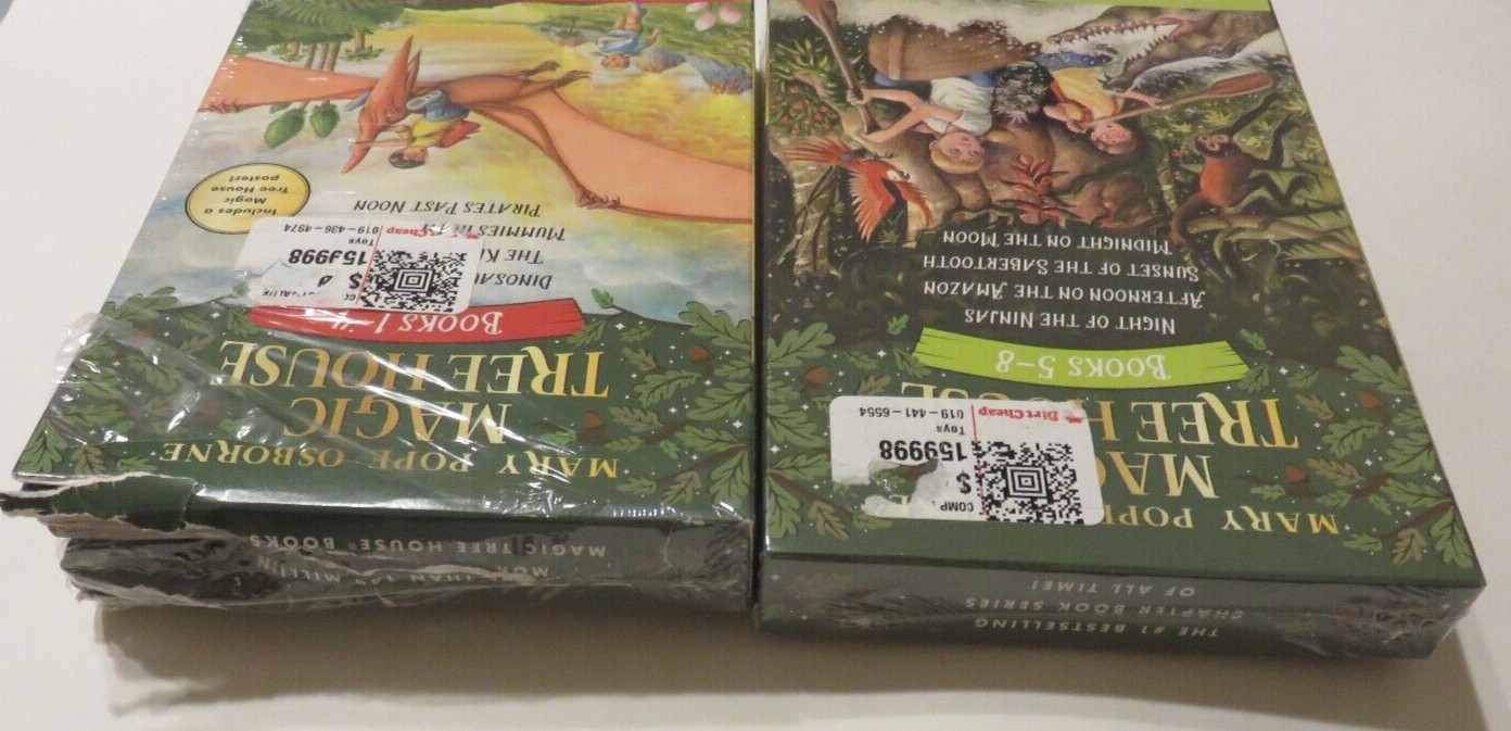 Magic Tree House Boxed Set: Books 1-4 & 5-8, Mary Pope Osborne Paperback 8 Books