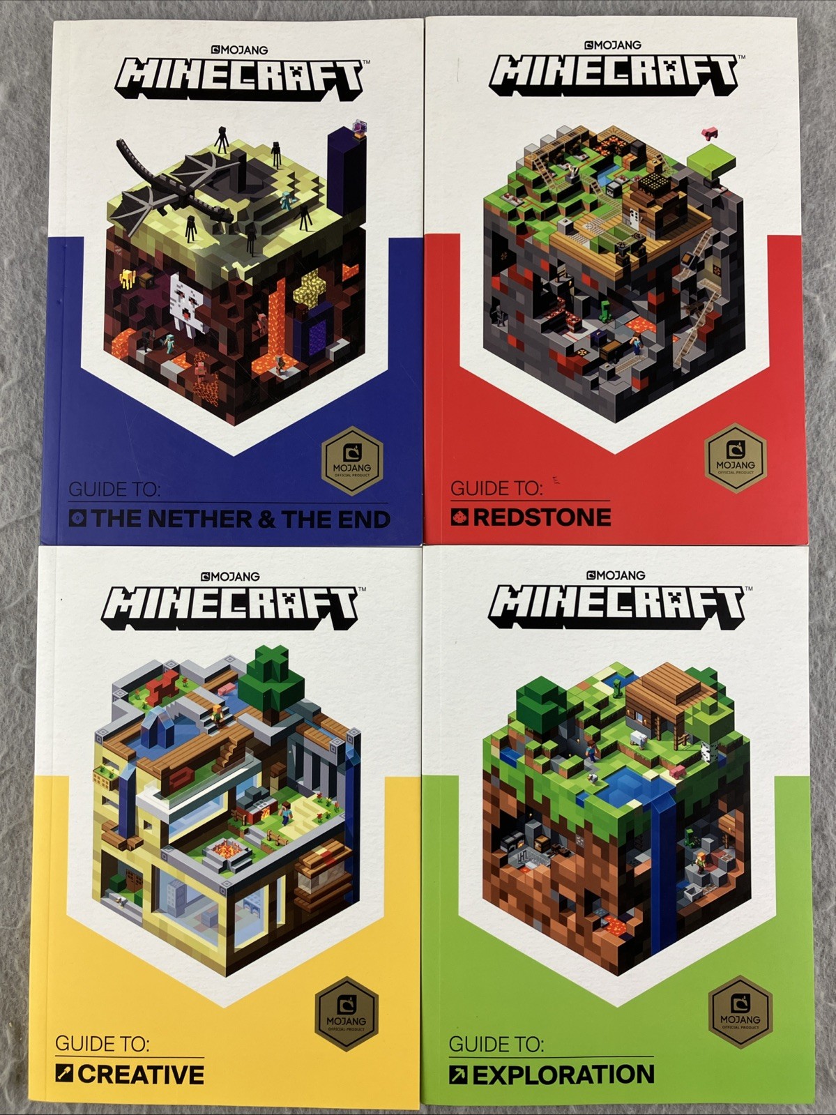 Minecraft ~ Mojang ~ Guide Collection 4-Book Boxed Set & Handbook Collection